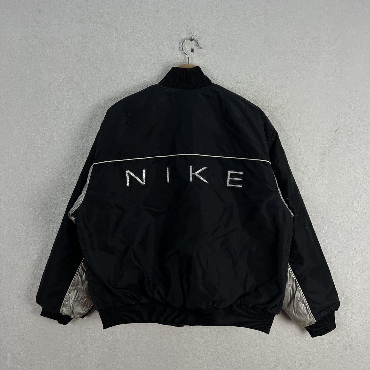 Nike × Vintage VINTAGE NIKE REVERSIBLE JACKET BIG SWOOSH LOGO Size US M / EU 48-50 / 2 - 2 Thumbnail