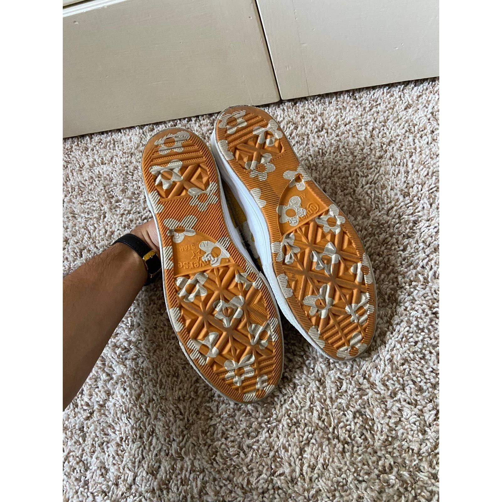Converse × Golf Wang × Tyler The Creator Golf Le Fleur x One Star Ox Solar Power Yellow 2017 Size 8 Size US 8 / IT 38 - 3 Thumbnail