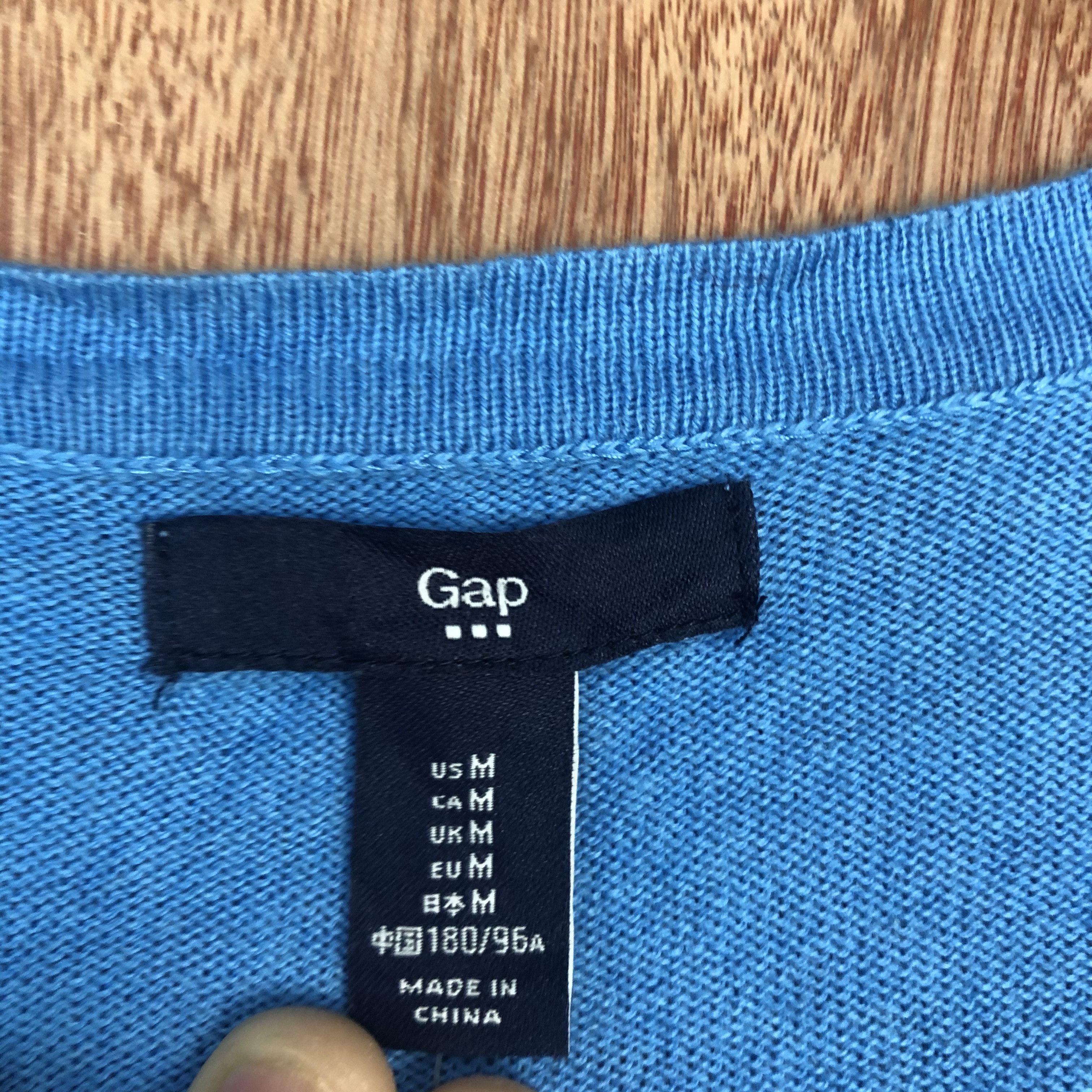 Japanese Brand Gap Navy Blue Cardigan knitwear like cobain #c513 Size US M / EU 48-50 / 2 - 9 Thumbnail
