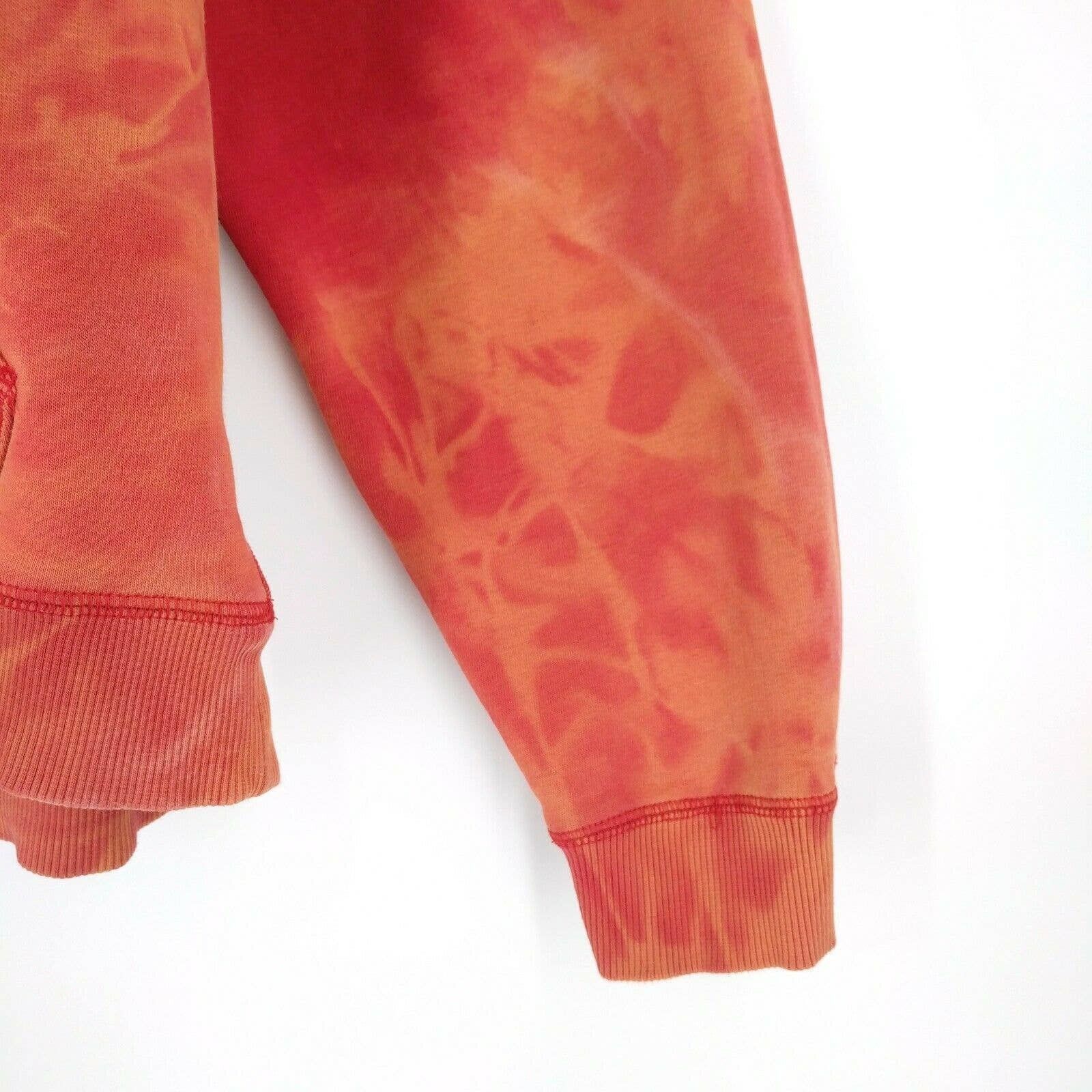 Nike × Vintage Vintage Nike Custom Flame Bleached Dye Distressed Hoodie L Size US L / EU 52-54 / 3 - 6 Thumbnail