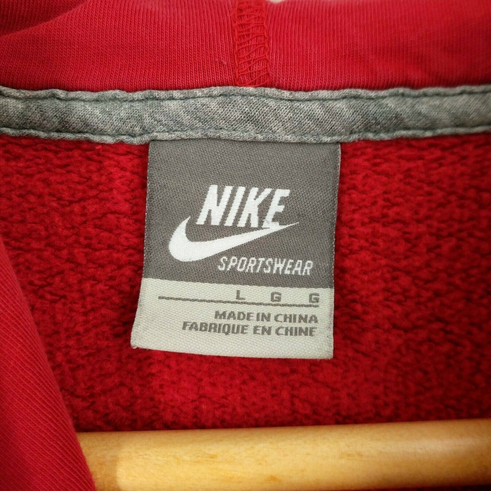 Nike × Vintage Vintage Nike Custom Flame Bleached Dye Distressed Hoodie L Size US L / EU 52-54 / 3 - 7 Thumbnail