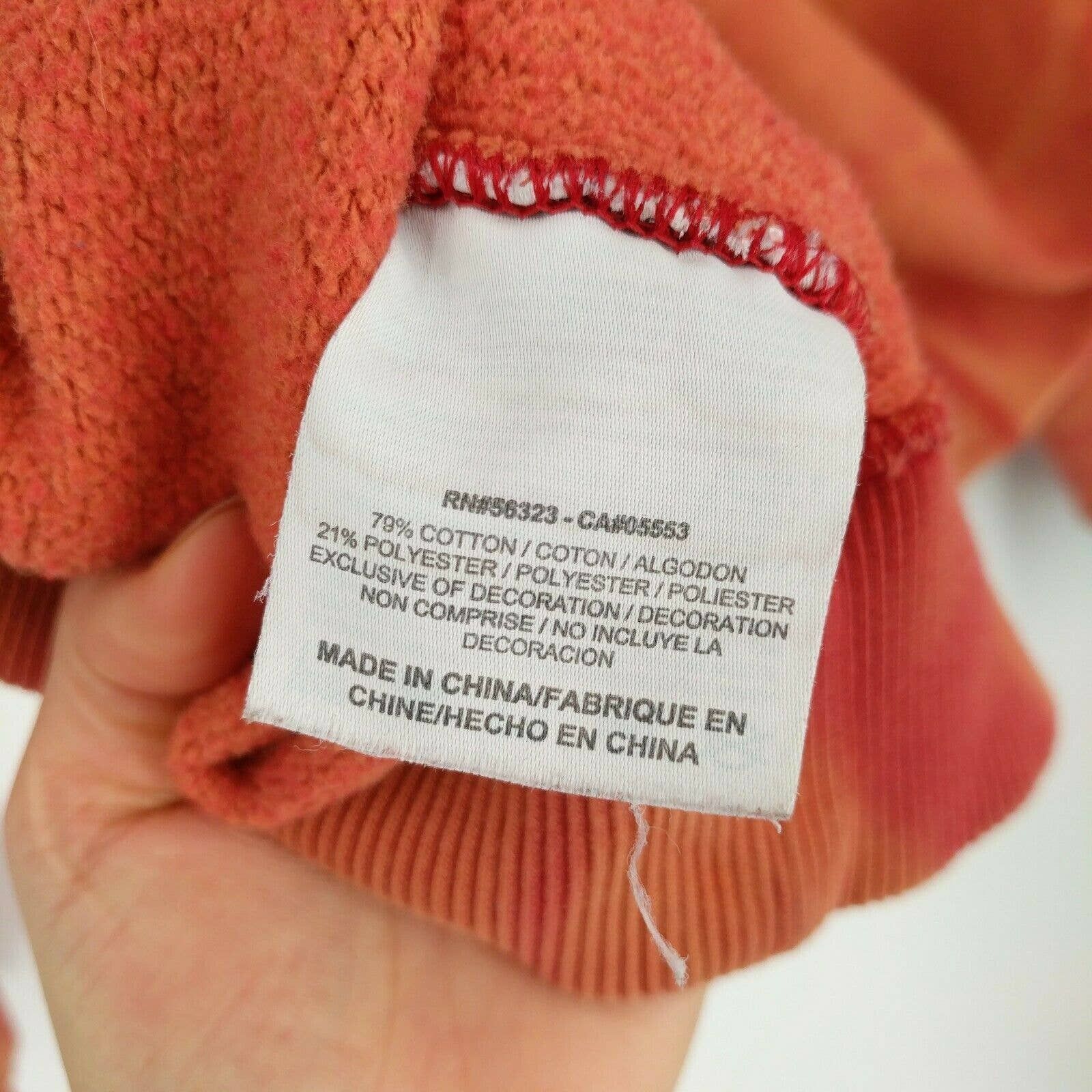 Nike × Vintage Vintage Nike Custom Flame Bleached Dye Distressed Hoodie L Size US L / EU 52-54 / 3 - 8 Thumbnail