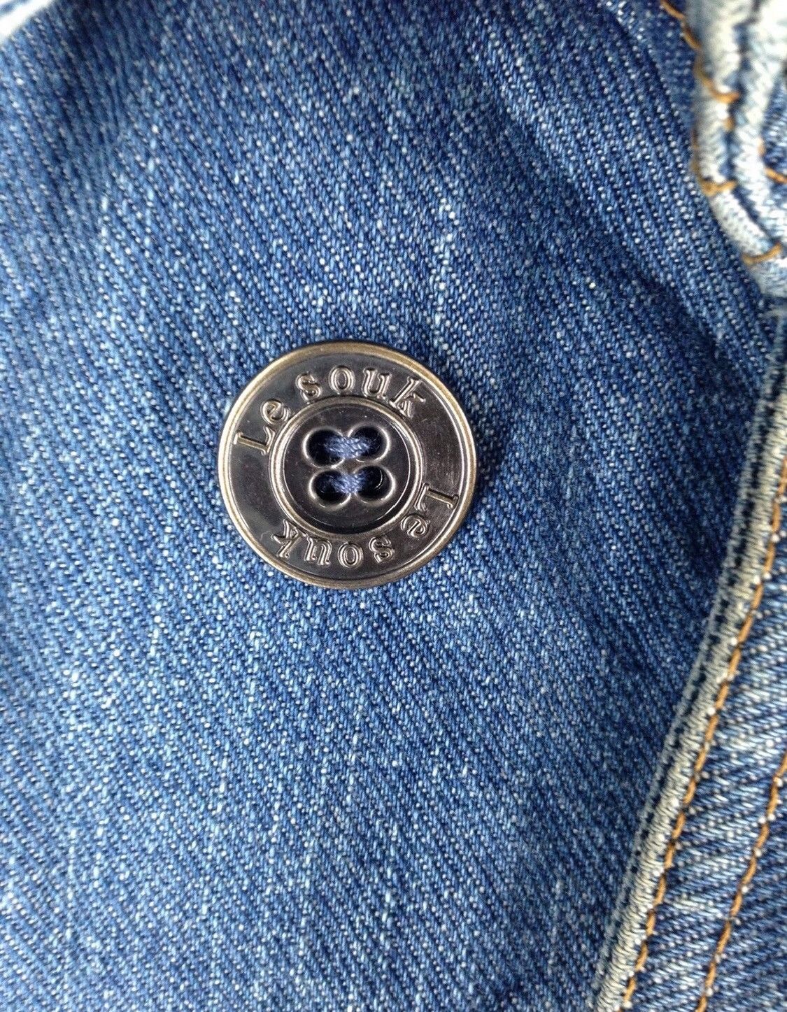 Japanese Brand Le souk Denim Jackets Size US S / EU 44-46 / 1 - 3 Thumbnail