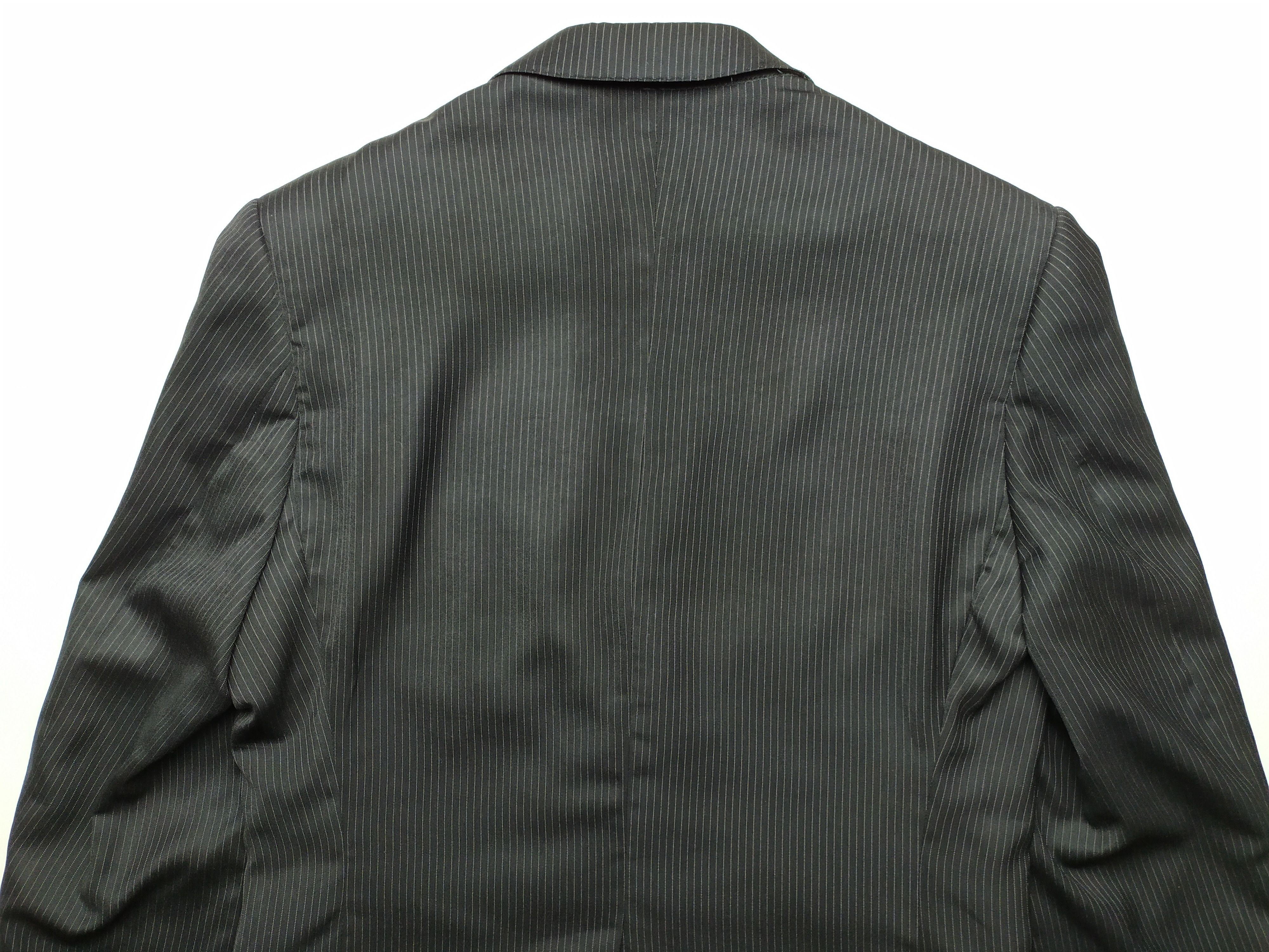 Armani Armani Collezioni Striped classic Wool/Silk Blazer Size 48R - 8 Thumbnail