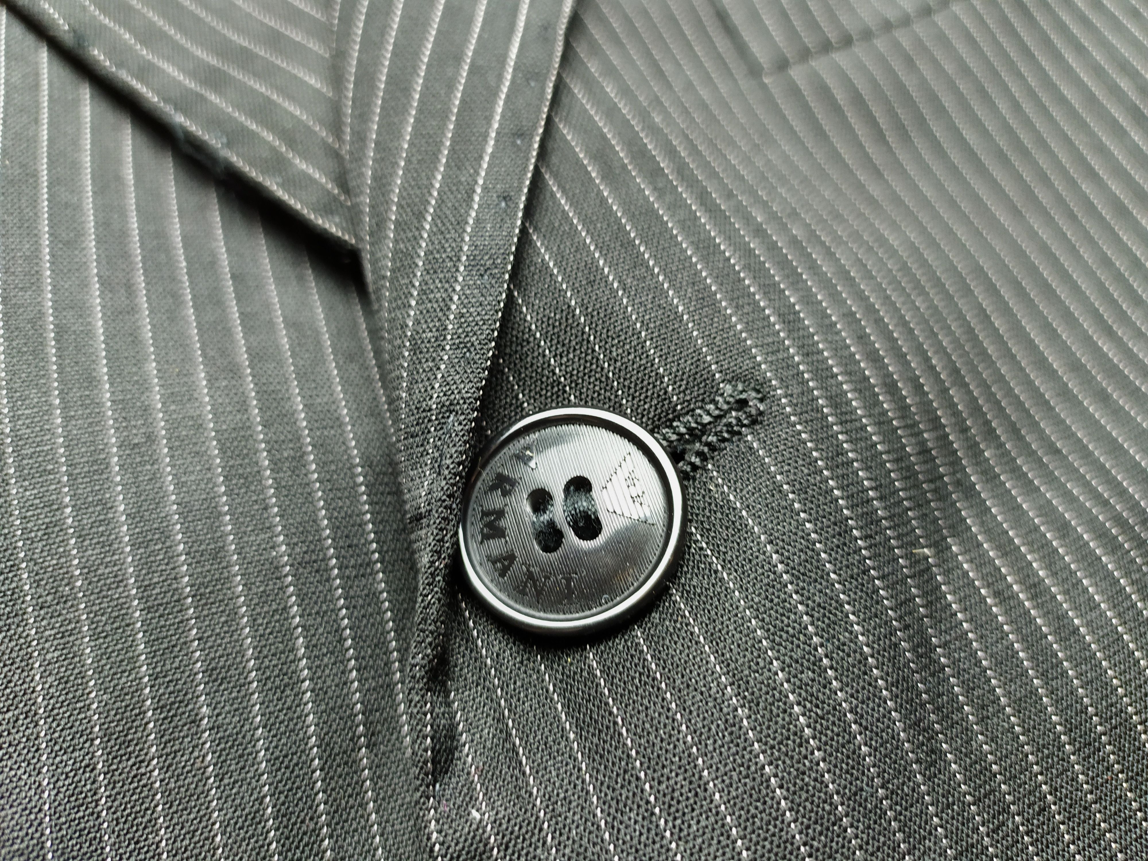 Armani Armani Collezioni Striped classic Wool/Silk Blazer Size 48R - 5 Thumbnail