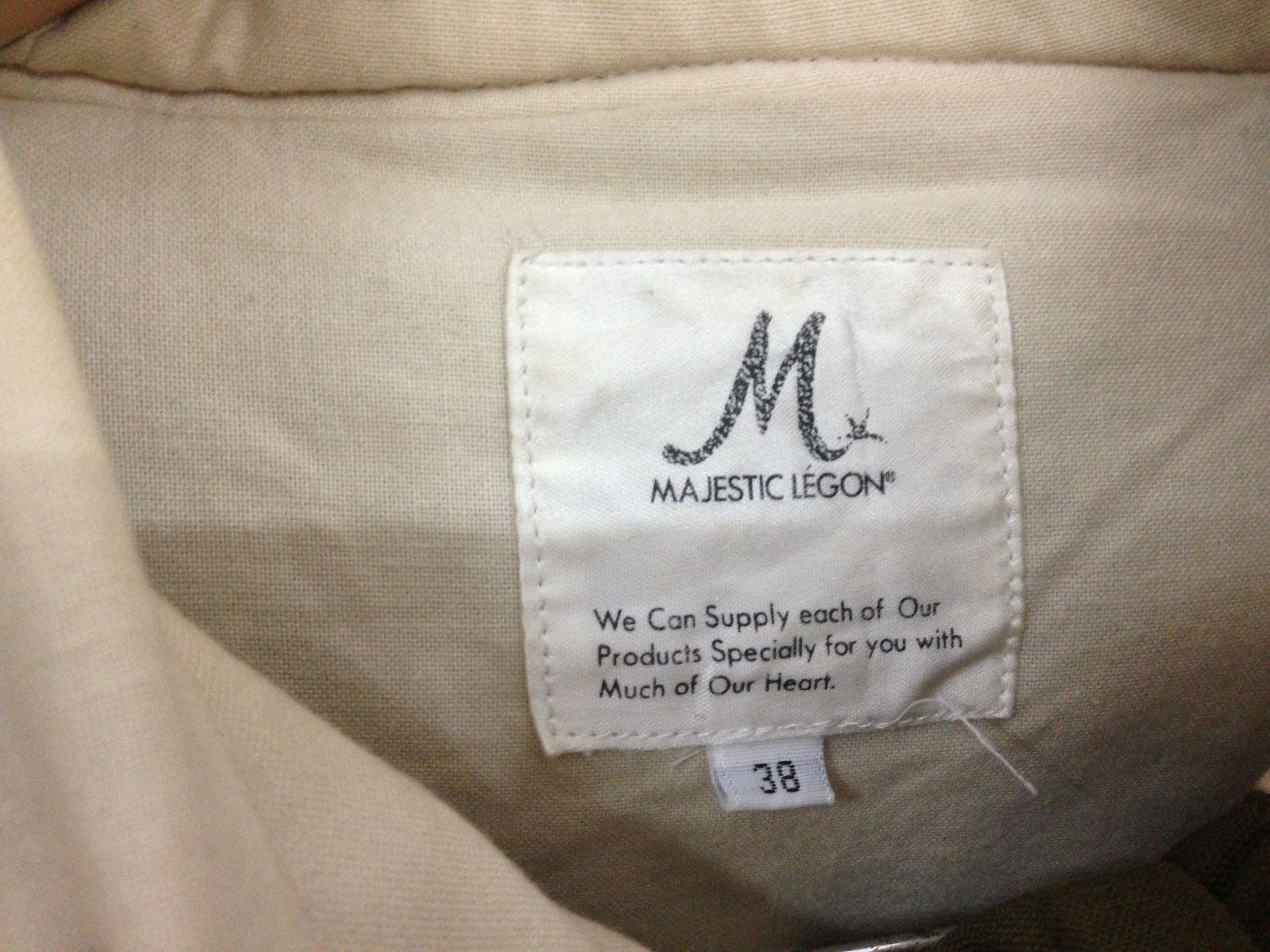 Japanese Brand Majestic Lègon Japanese Brands Green Army Reserved Size US M / EU 48-50 / 2 - 4 Thumbnail