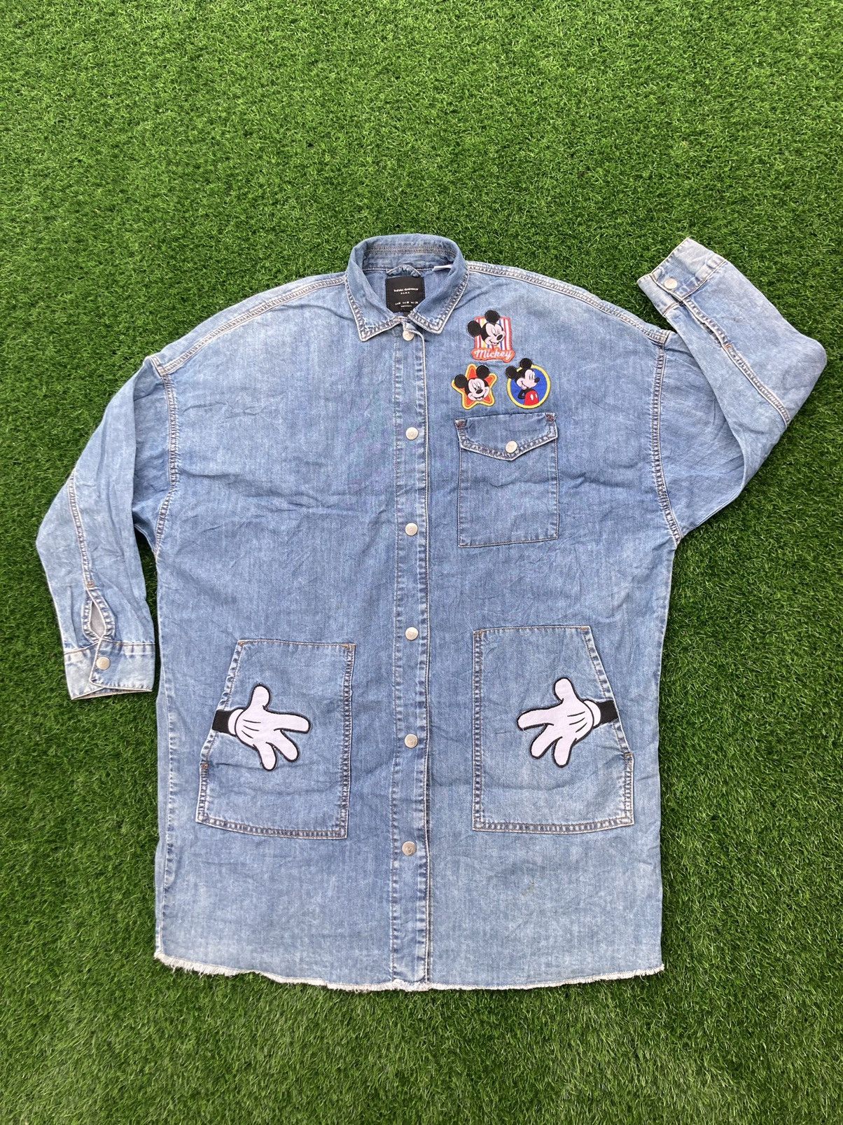 Disney × Mickey Mouse × Zara Zara x Disney Mickey Mouse Denim Wear Size US M / EU 48-50 / 2 - 1 Thumbnail