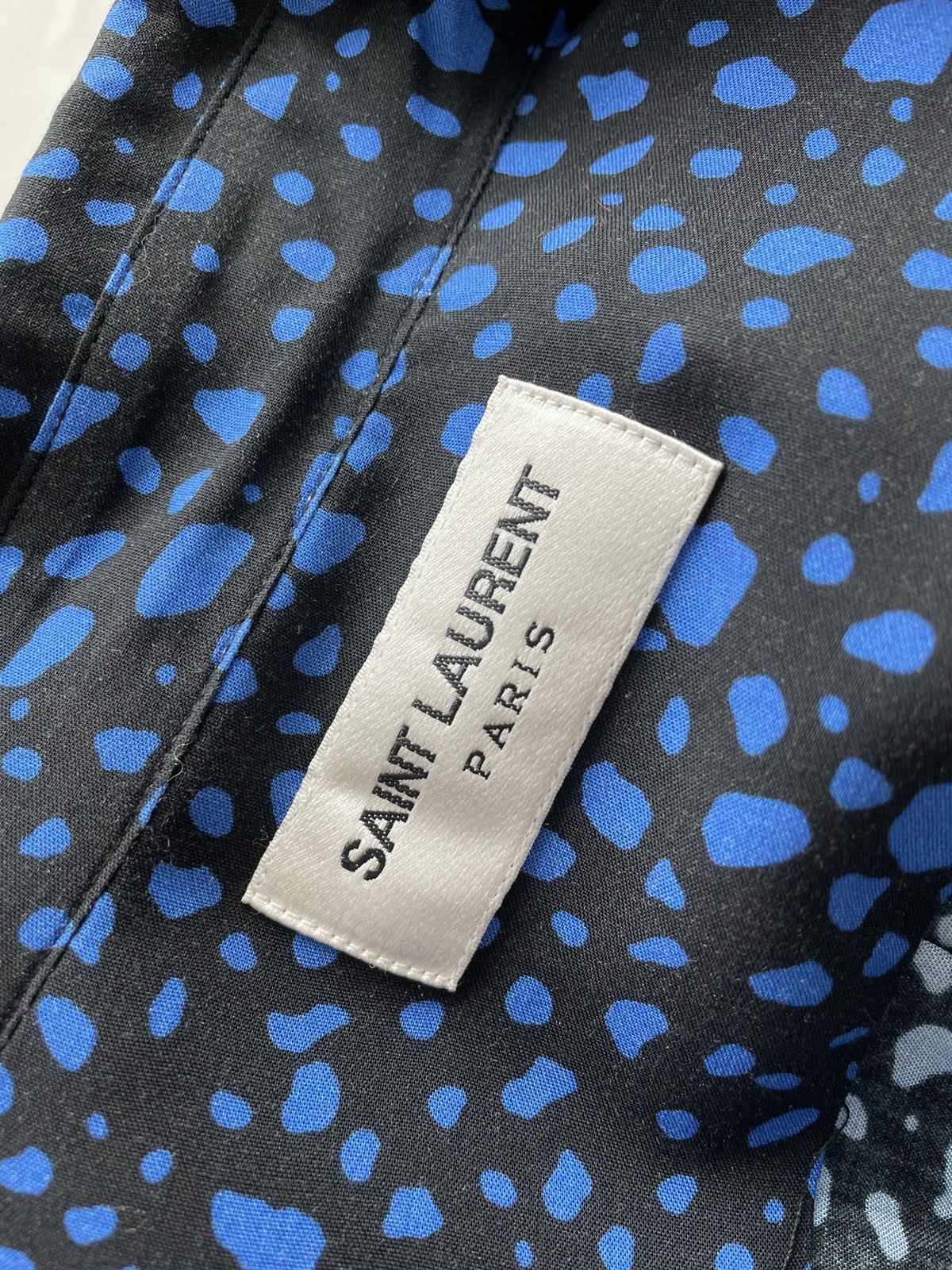 Hedi Slimane × Saint Laurent Paris × Yves Saint Laurent Brand NEW $1,200 Value Super Runway Sold Out Leopard Shirt Size US M / EU 48-50 / 2 - 4 Thumbnail