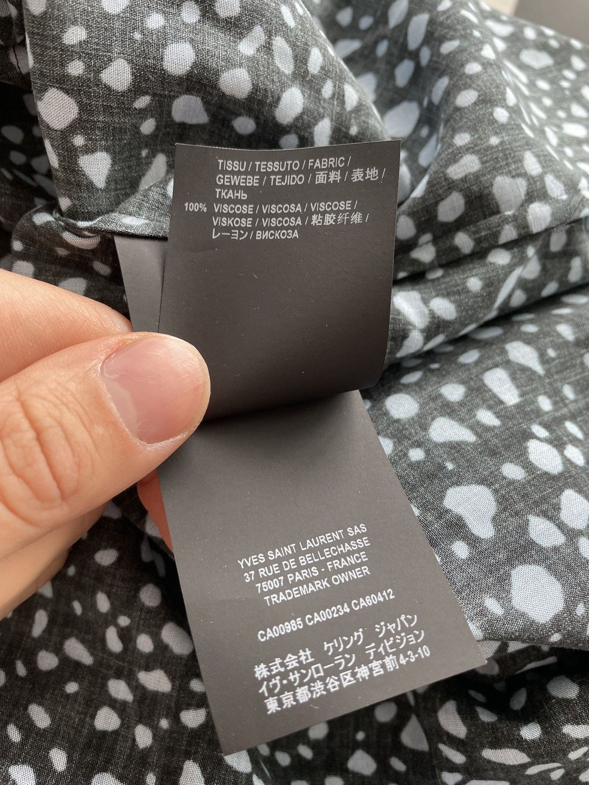 Hedi Slimane × Saint Laurent Paris × Yves Saint Laurent Brand NEW $1,200 Value Super Runway Sold Out Leopard Shirt Size US M / EU 48-50 / 2 - 6 Thumbnail