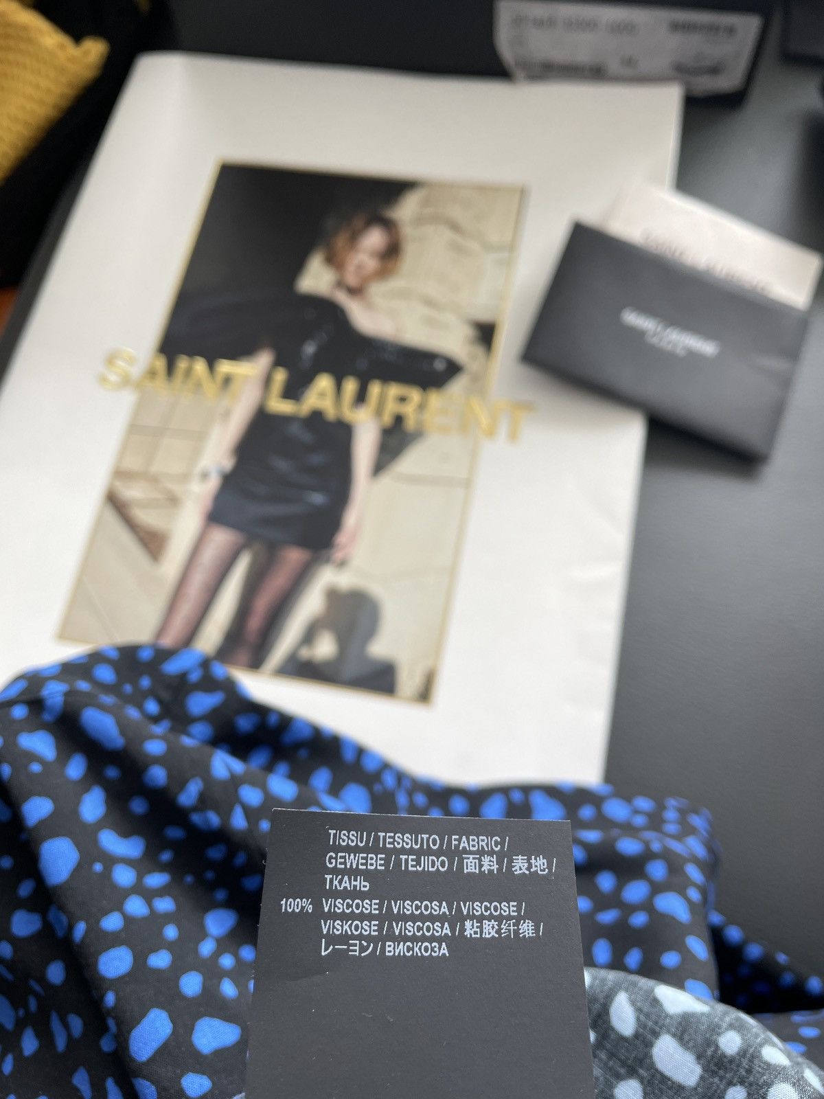 Hedi Slimane × Saint Laurent Paris × Yves Saint Laurent Brand NEW $1,200 Value Super Runway Sold Out Leopard Shirt Size US M / EU 48-50 / 2 - 7 Thumbnail