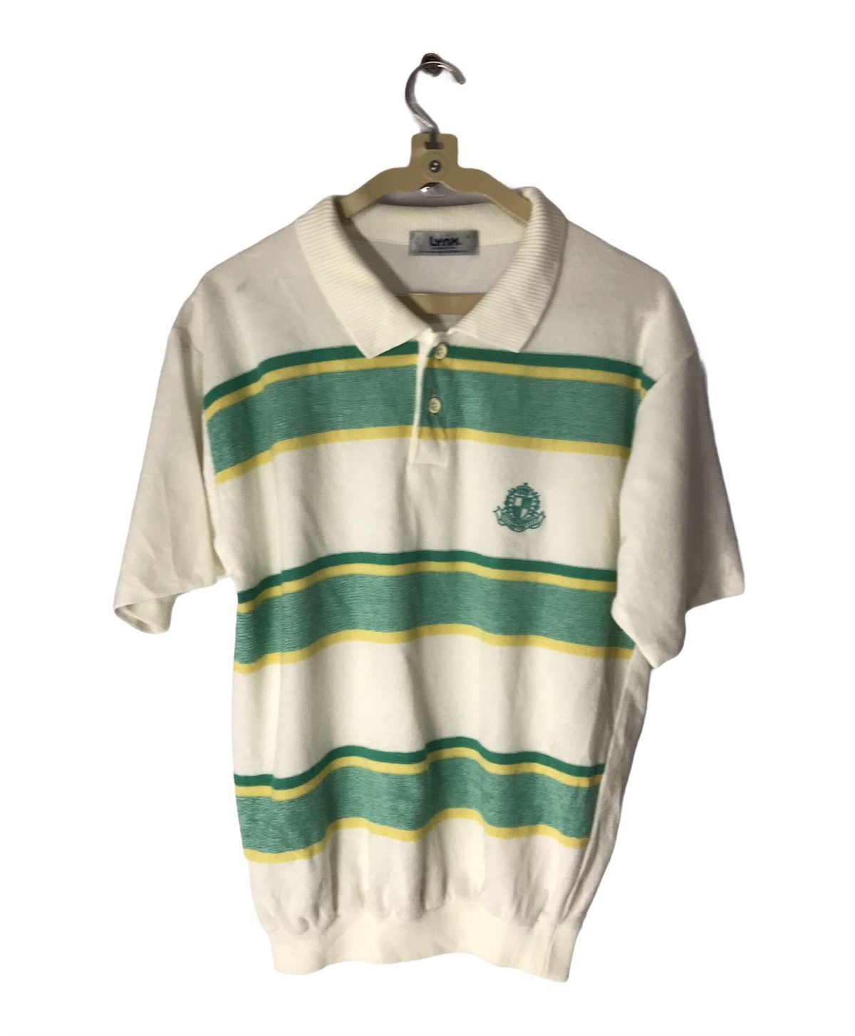 Japanese Brand × Vintage Vintage Lynx sweatshirt short sleeve stripe Size US L / EU 52-54 / 3 - 1 Thumbnail