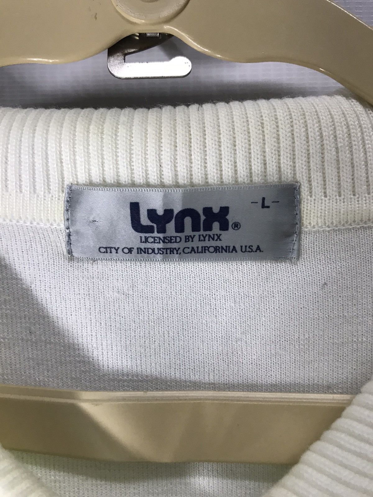 Japanese Brand × Vintage Vintage Lynx sweatshirt short sleeve stripe Size US L / EU 52-54 / 3 - 4 Thumbnail