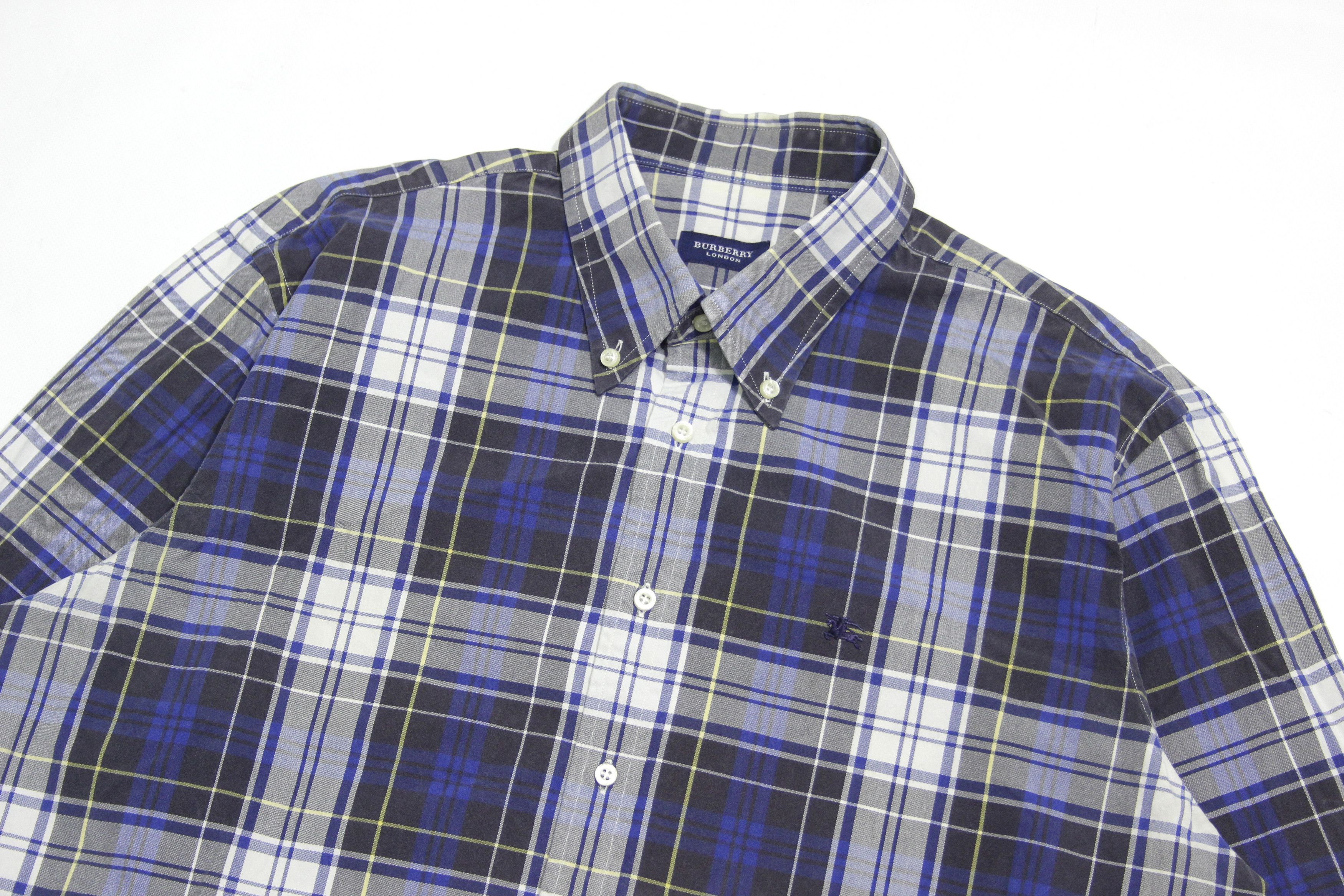 Burberry Logo Plaid Vintage Soft Shirt Size US XL / EU 56 / 4 - 3 Thumbnail