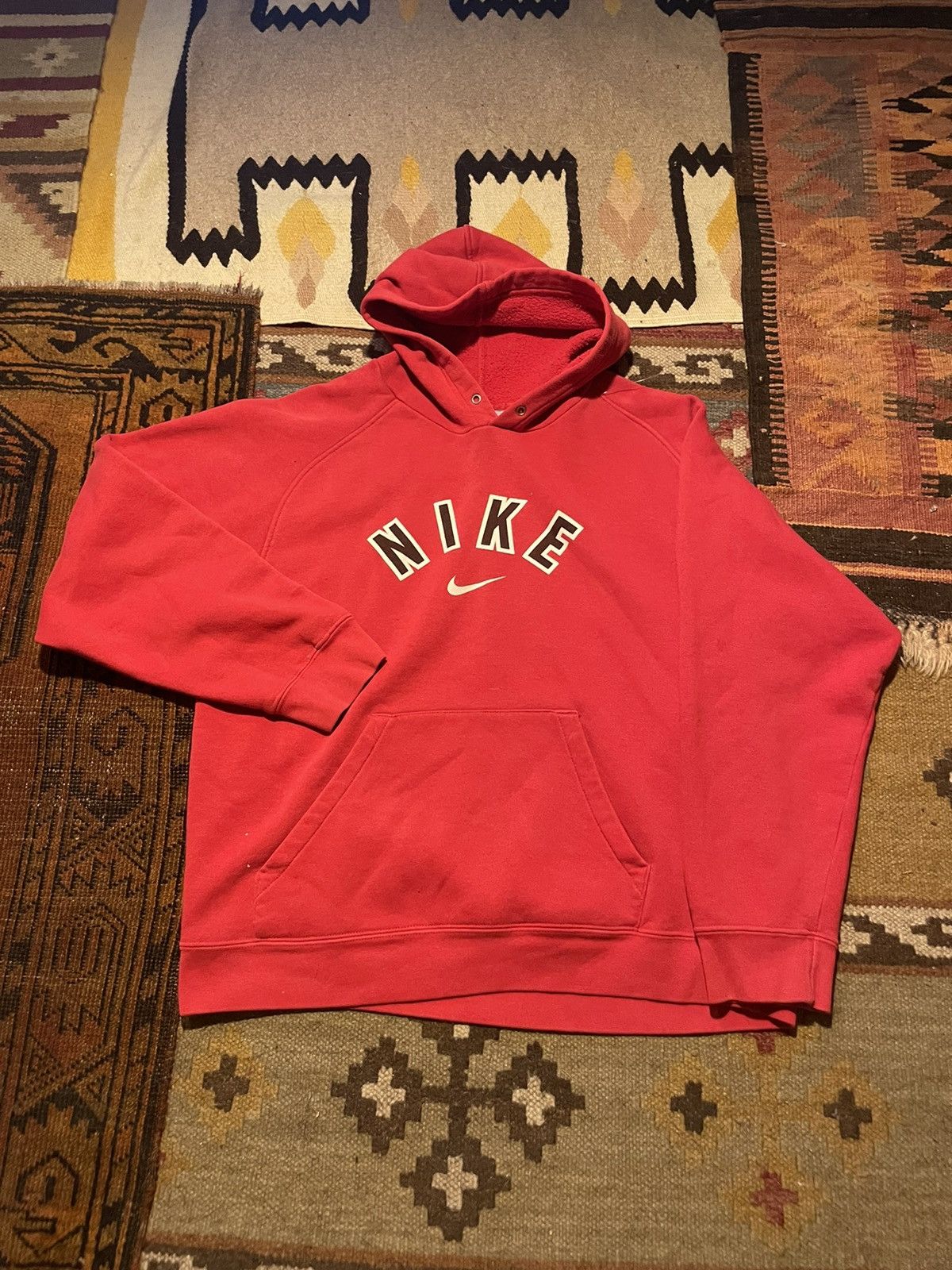 nike middle swoosh hoodie vintage