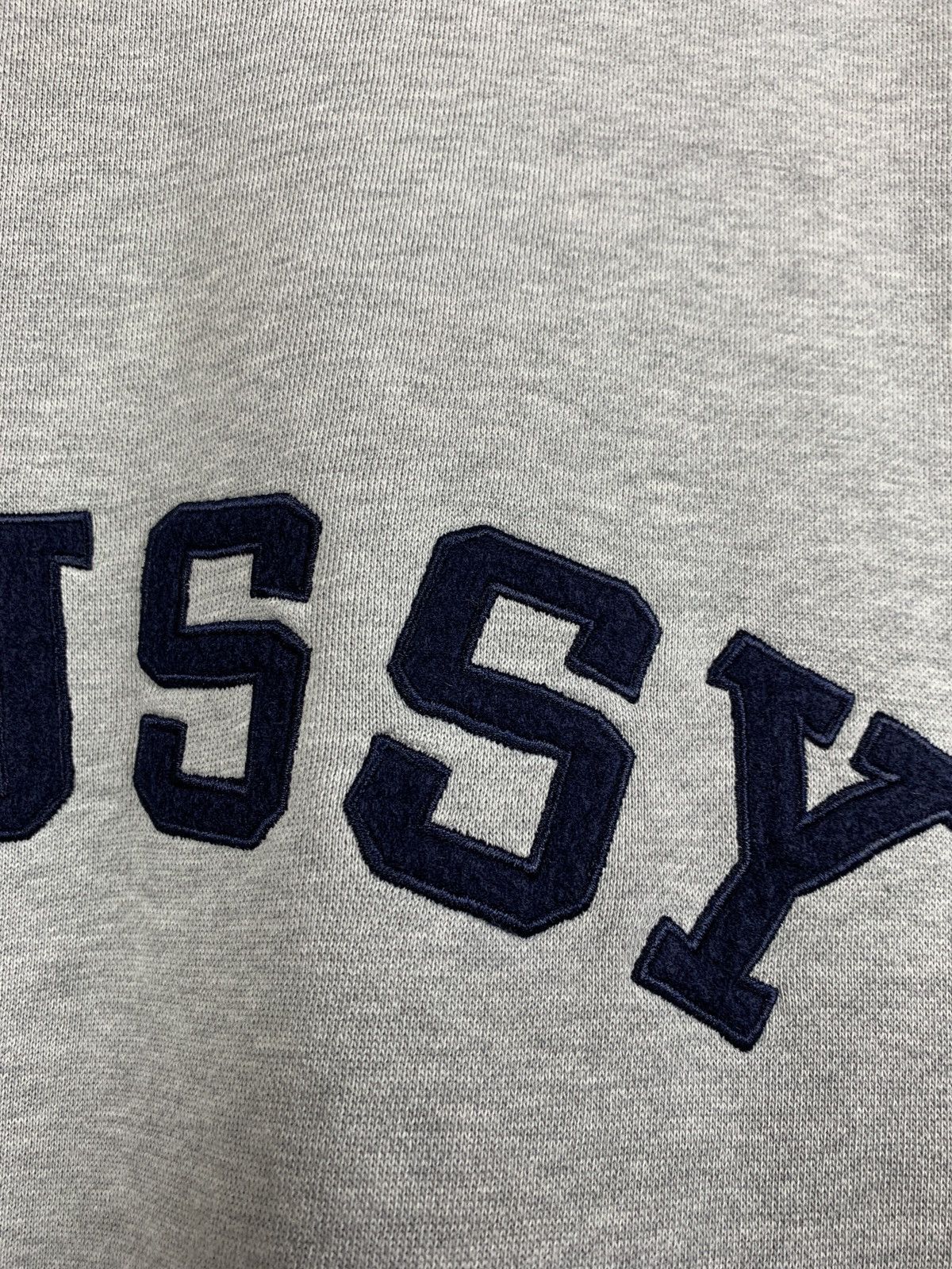 Stussy 90s Vintage Stussy Embroidered Logo Crewneck Grey Sweatshirt Size US XL / EU 56 / 4 - 7 Thumbnail