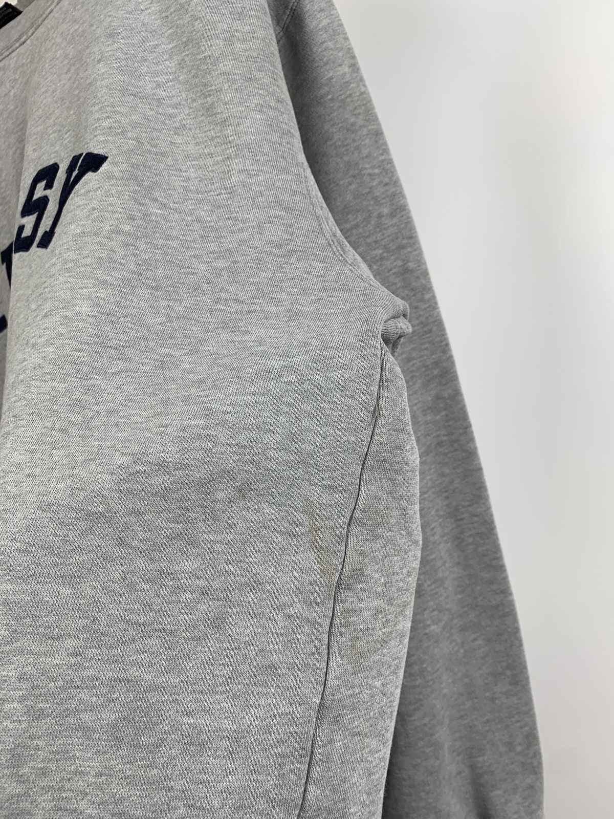 Stussy 90s Vintage Stussy Embroidered Logo Crewneck Grey Sweatshirt Size US XL / EU 56 / 4 - 19 Thumbnail
