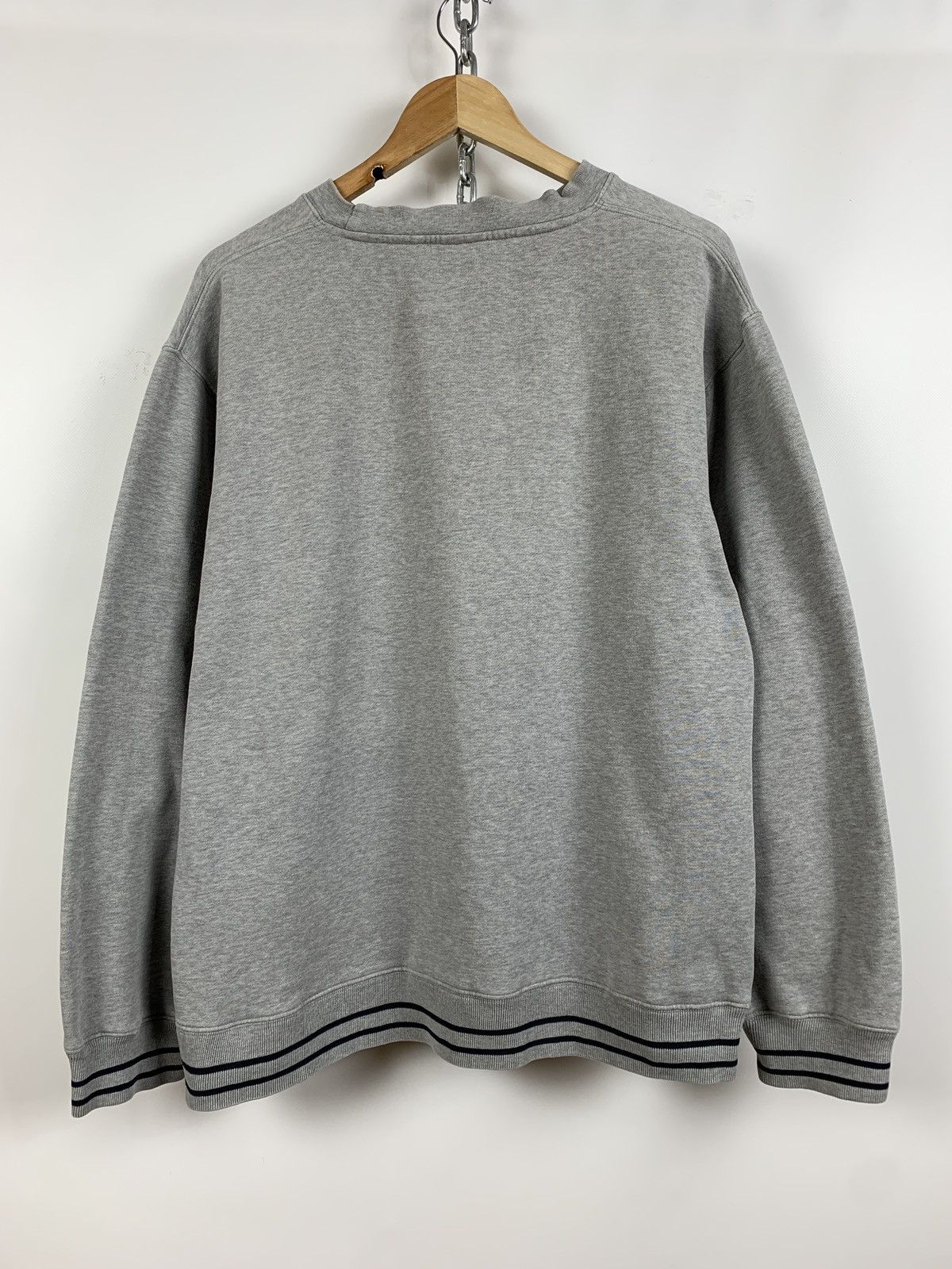 Stussy 90s Vintage Stussy Embroidered Logo Crewneck Grey Sweatshirt Size US XL / EU 56 / 4 - 11 Thumbnail