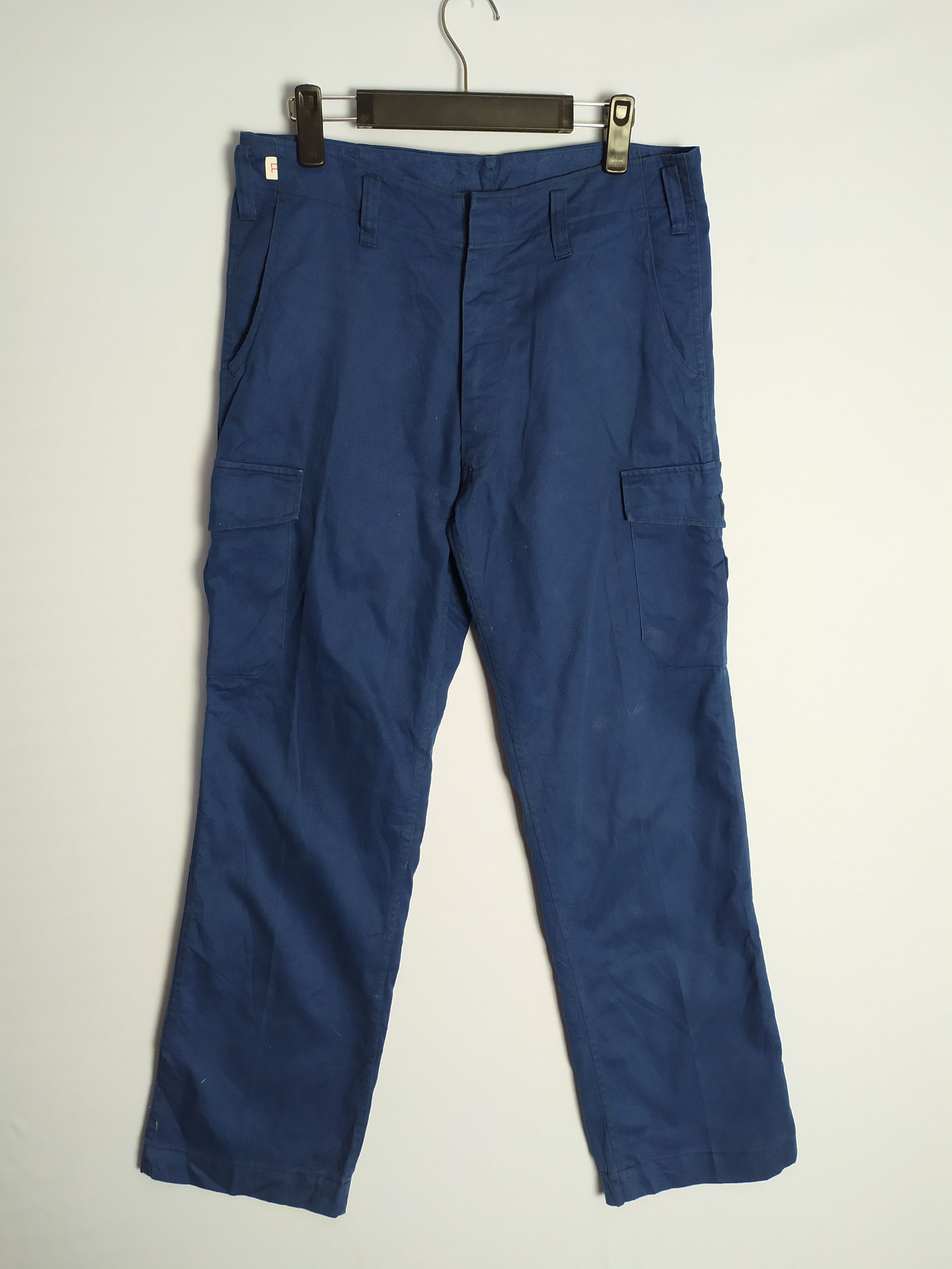 Japanese Brand JAPANESE BRAND BLUE CARGO PANTS Size US 32 / EU 48 - 1 Thumbnail
