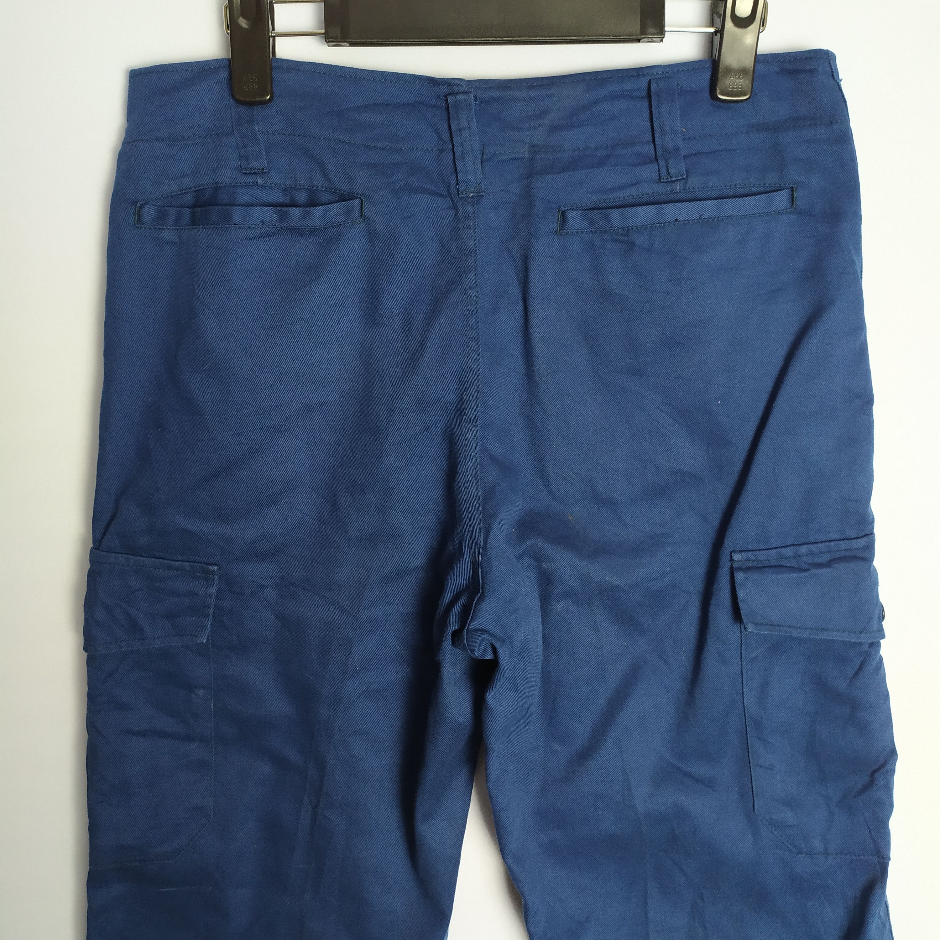 Japanese Brand JAPANESE BRAND BLUE CARGO PANTS Size US 32 / EU 48 - 8 Thumbnail