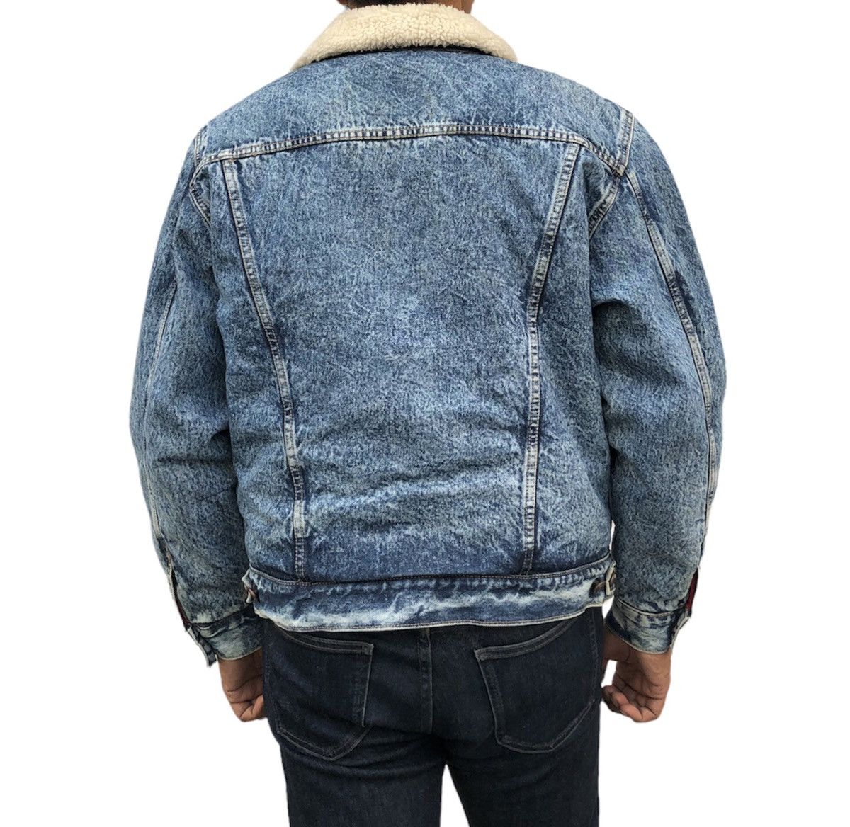 Edwin Vintage Edwin Sherpa Lined Denim Jacket Size US L / EU 52-54 / 3 - 2 Thumbnail