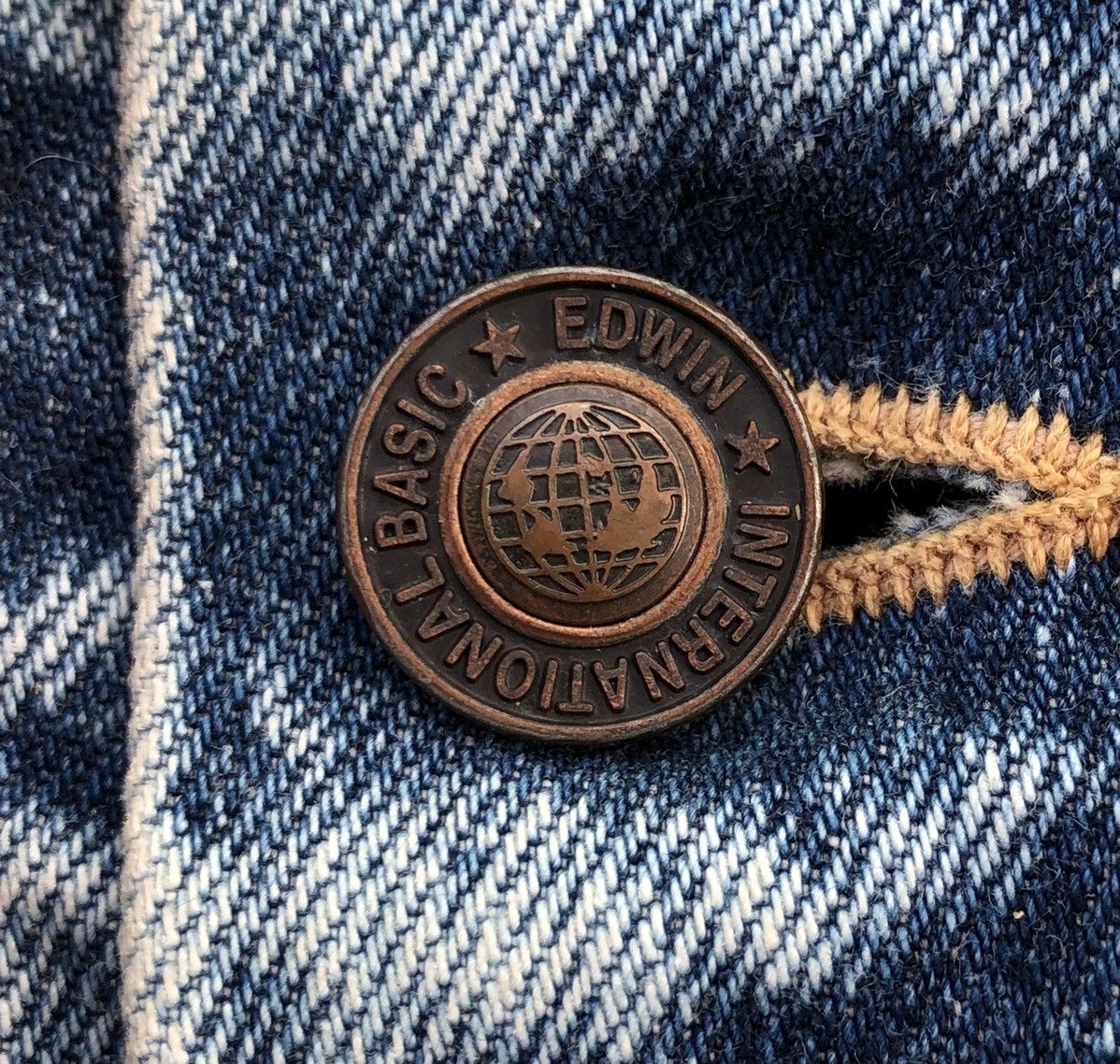 Edwin Vintage Edwin Sherpa Lined Denim Jacket Size US L / EU 52-54 / 3 - 12 Thumbnail