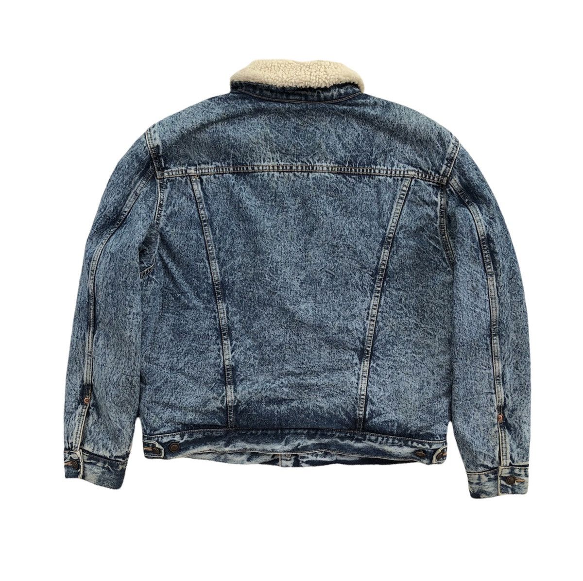 Edwin Vintage Edwin Sherpa Lined Denim Jacket Size US L / EU 52-54 / 3 - 15 Thumbnail
