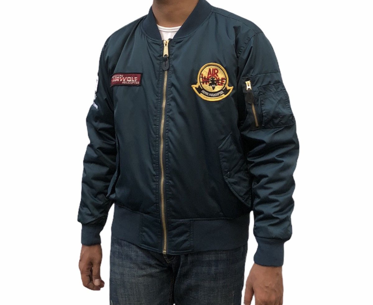 Vintage Vintage Flyr's Man Intermediate Ma-1 Patches Bomber Jacket Size US M / EU 48-50 / 2 - 3 Thumbnail