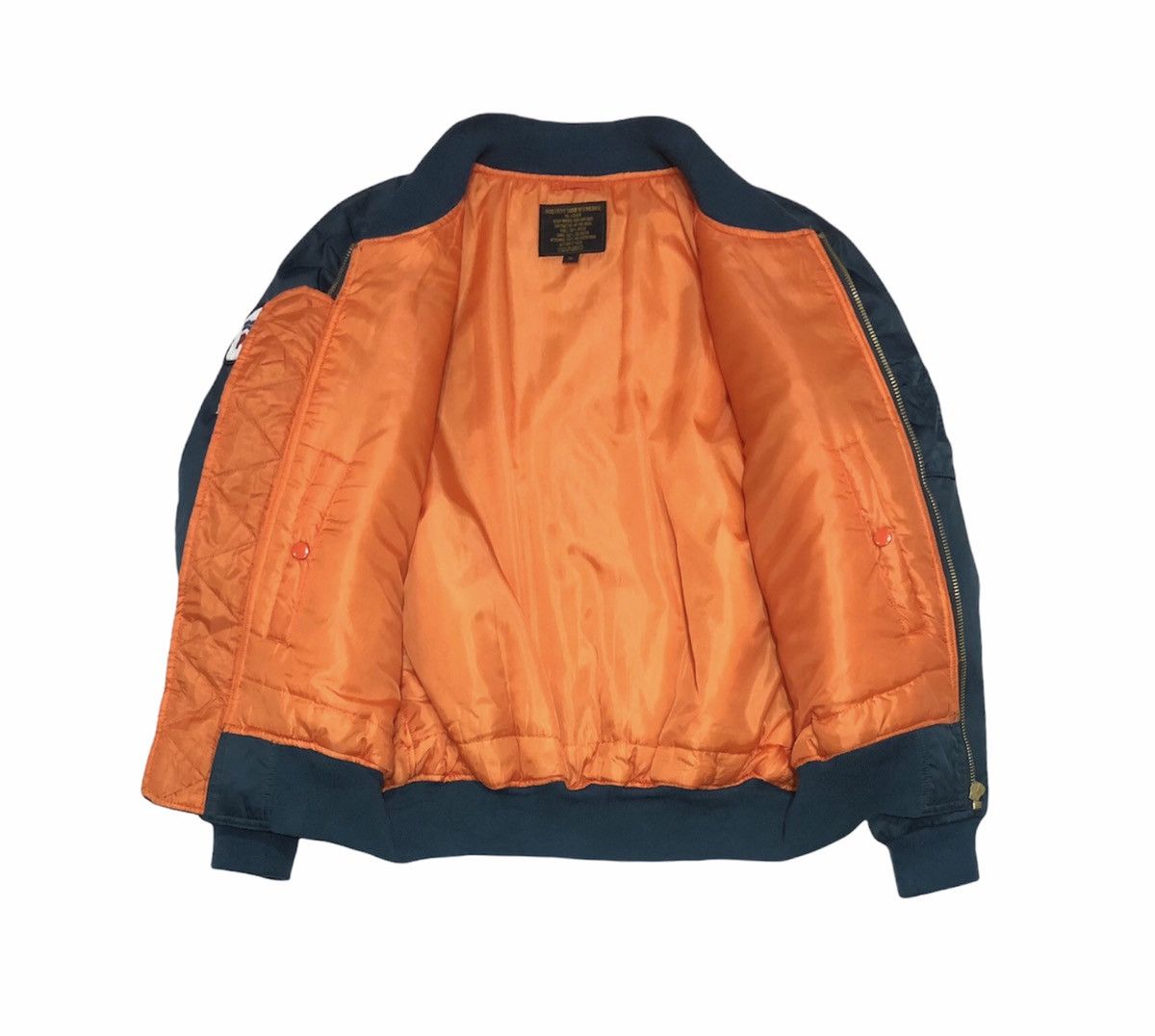 Vintage Vintage Flyr's Man Intermediate Ma-1 Patches Bomber Jacket Size US M / EU 48-50 / 2 - 10 Thumbnail