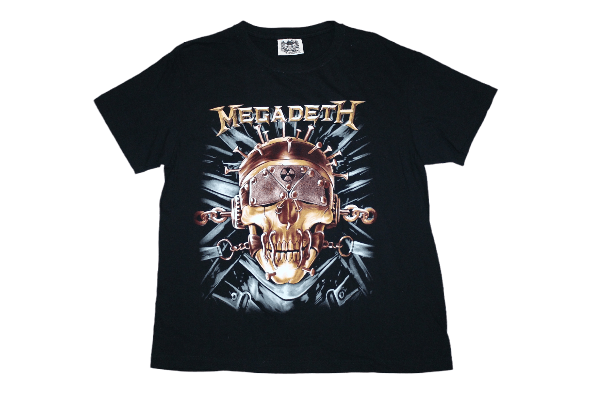 Band Tees Vintage 00s Megadeath Logo Graphic T-Shirt Size US XL / EU 56 / 4 - 1 Thumbnail
