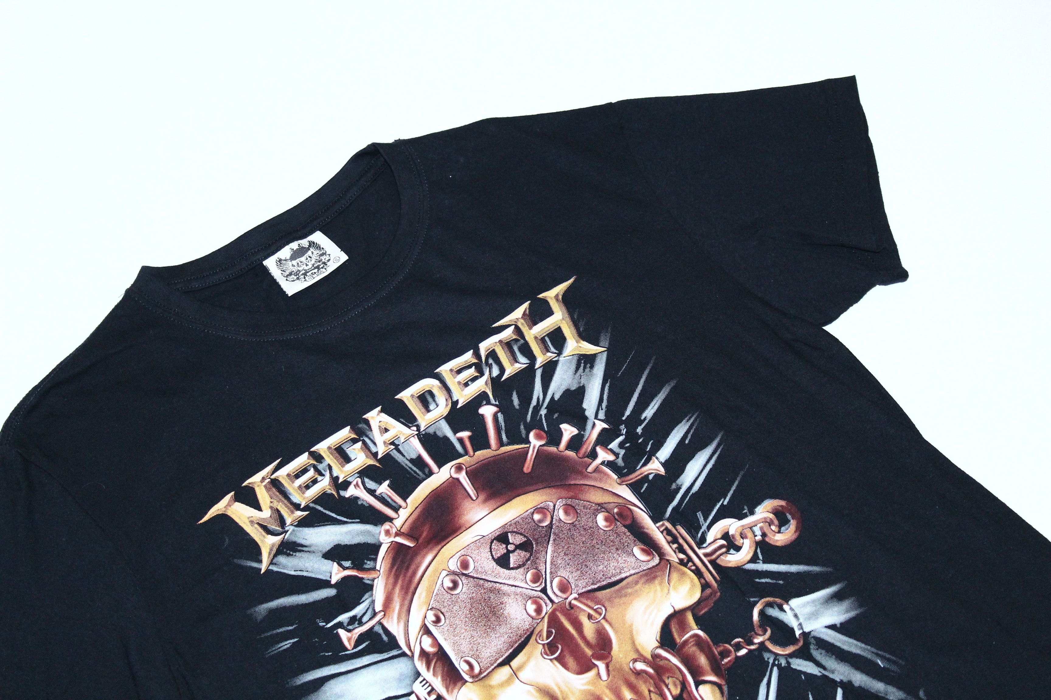 Band Tees Vintage 00s Megadeath Logo Graphic T-Shirt Size US XL / EU 56 / 4 - 2 Thumbnail