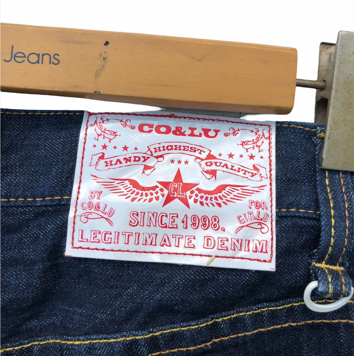Japanese Brand Japanese Co&Lu Big Logo Jeans Size US 29 - 6 Thumbnail