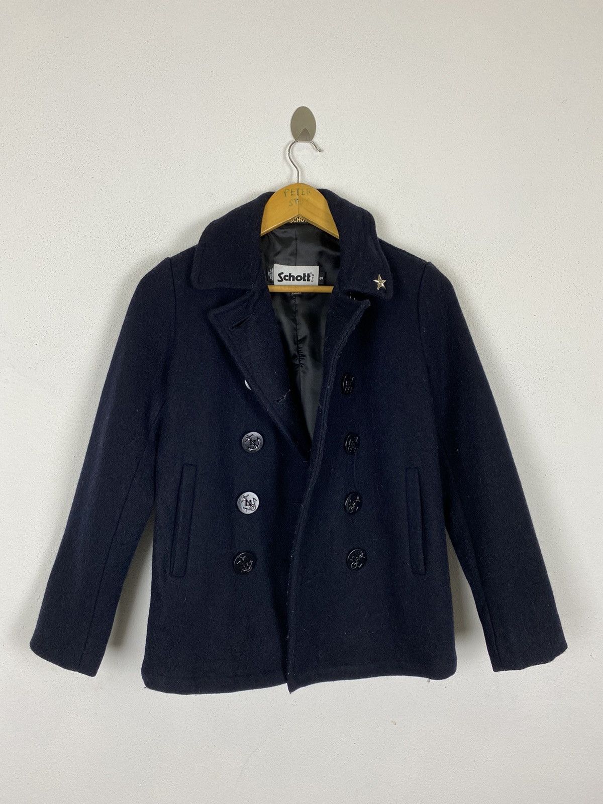Schott SCHOTT NAVY PEACOAT Size US S / EU 44-46 / 1 - 3 Thumbnail