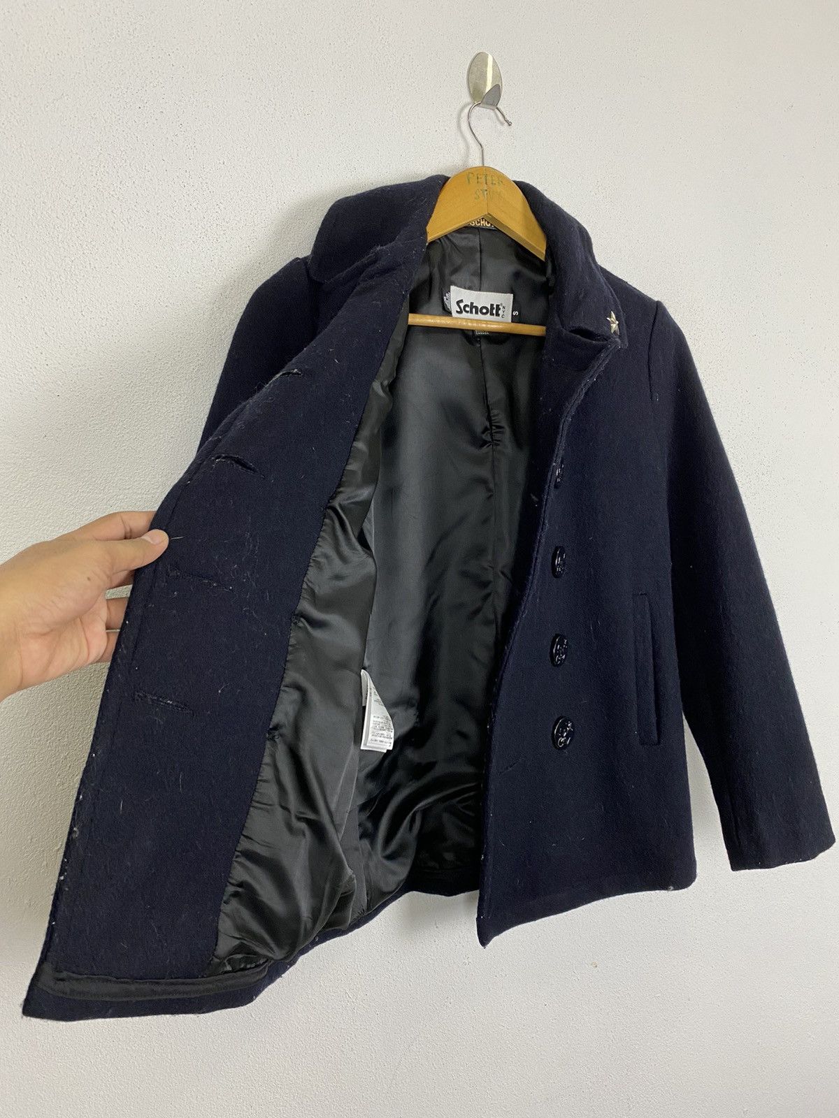Schott SCHOTT NAVY PEACOAT Size US S / EU 44-46 / 1 - 4 Thumbnail