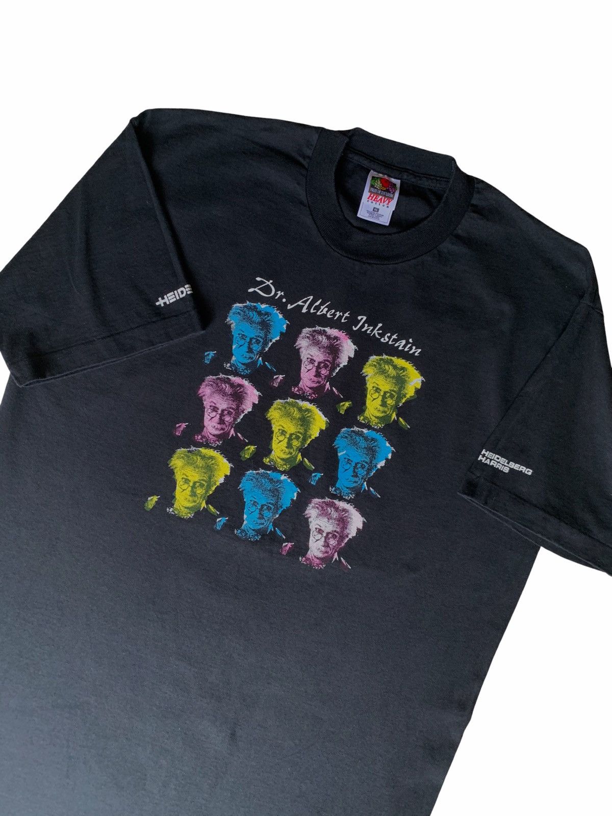 Arts & Science 90s Vintage Andy Warhol Albert Einstein Art T-Shirt Tee Size US XL / EU 56 / 4 - 4 Thumbnail