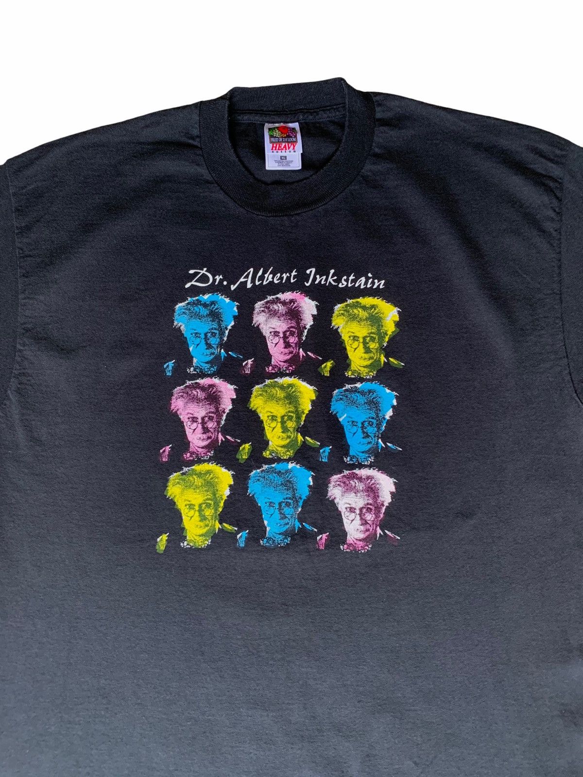 Arts & Science 90s Vintage Andy Warhol Albert Einstein Art T-Shirt Tee Size US XL / EU 56 / 4 - 1 Thumbnail
