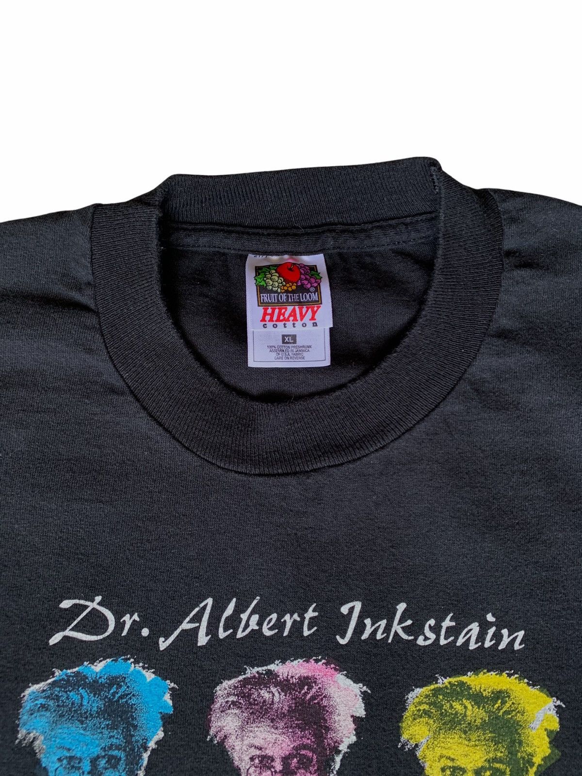 Arts & Science 90s Vintage Andy Warhol Albert Einstein Art T-Shirt Tee Size US XL / EU 56 / 4 - 5 Thumbnail
