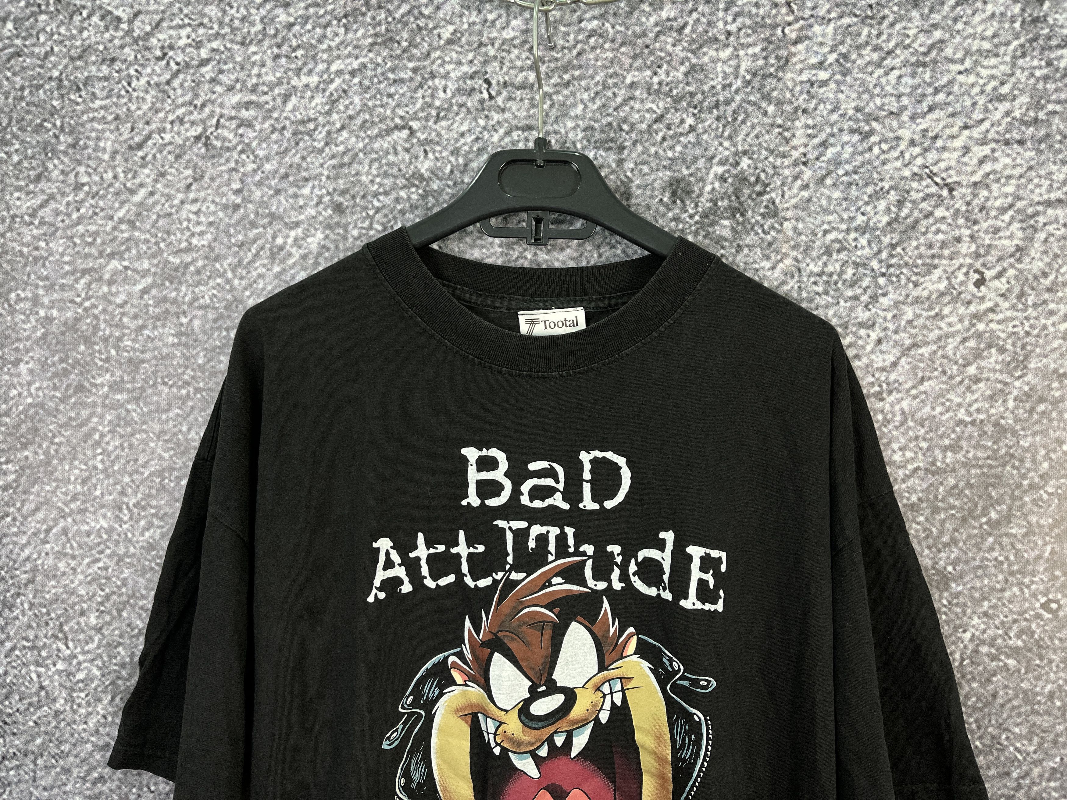 Warner Bros Warner Bros 1996 Taz Bad Attitude T-Shirt Vintage 90s Size L Size US L / EU 52-54 / 3 - 2 Thumbnail