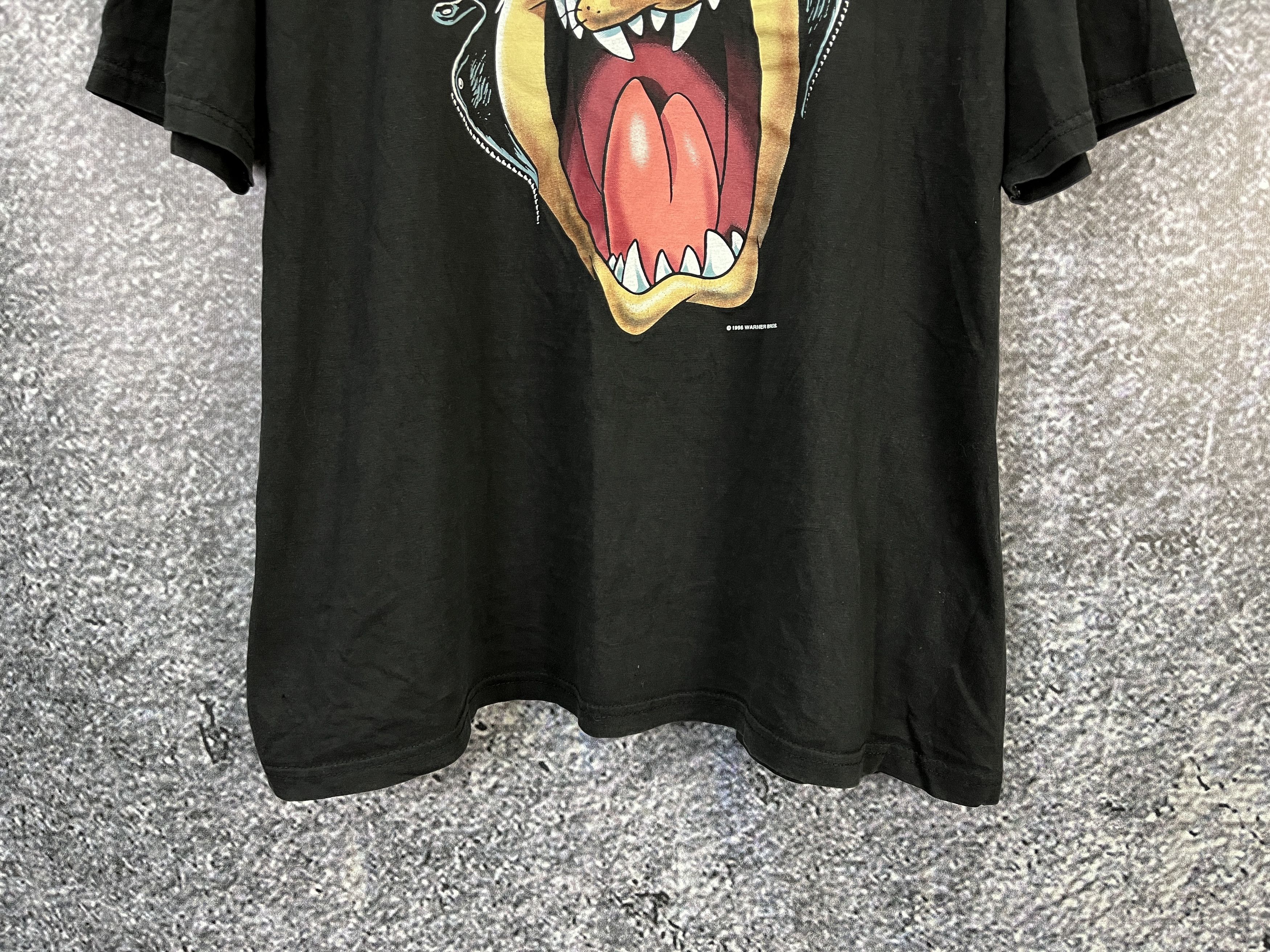 Warner Bros Warner Bros 1996 Taz Bad Attitude T-Shirt Vintage 90s Size L Size US L / EU 52-54 / 3 - 3 Thumbnail