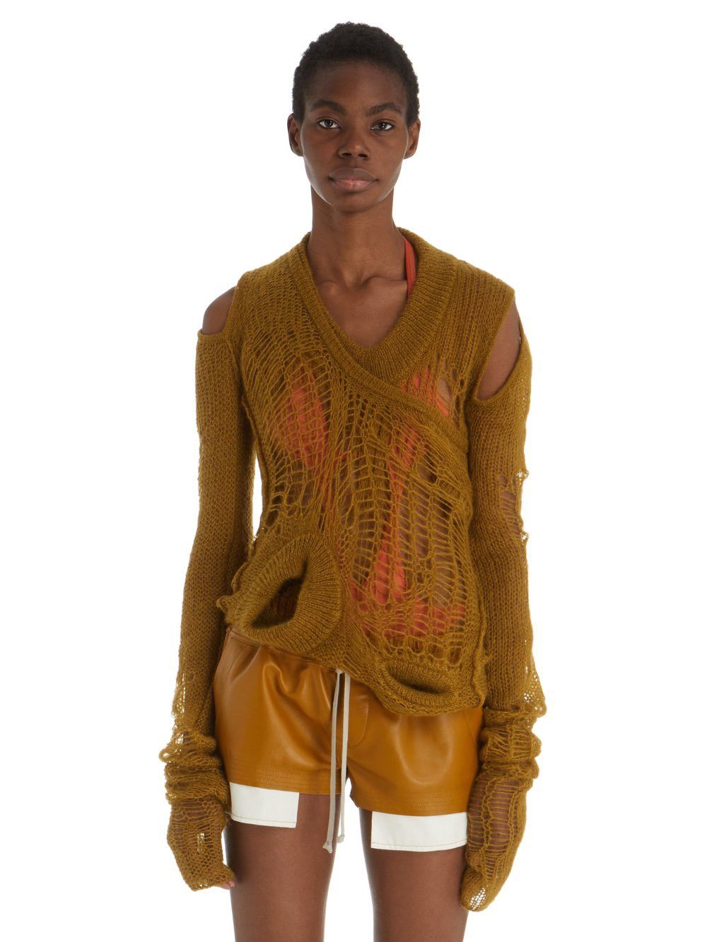 Rick Owens 2022 Fogachine Mohair Spider Banana Knit | Grailed