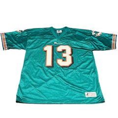 VINTAGE CHAMPION MIAMI DOLPHINS DAN MARINO #13 TEAL FOOTBALL JERSEY XL MENS