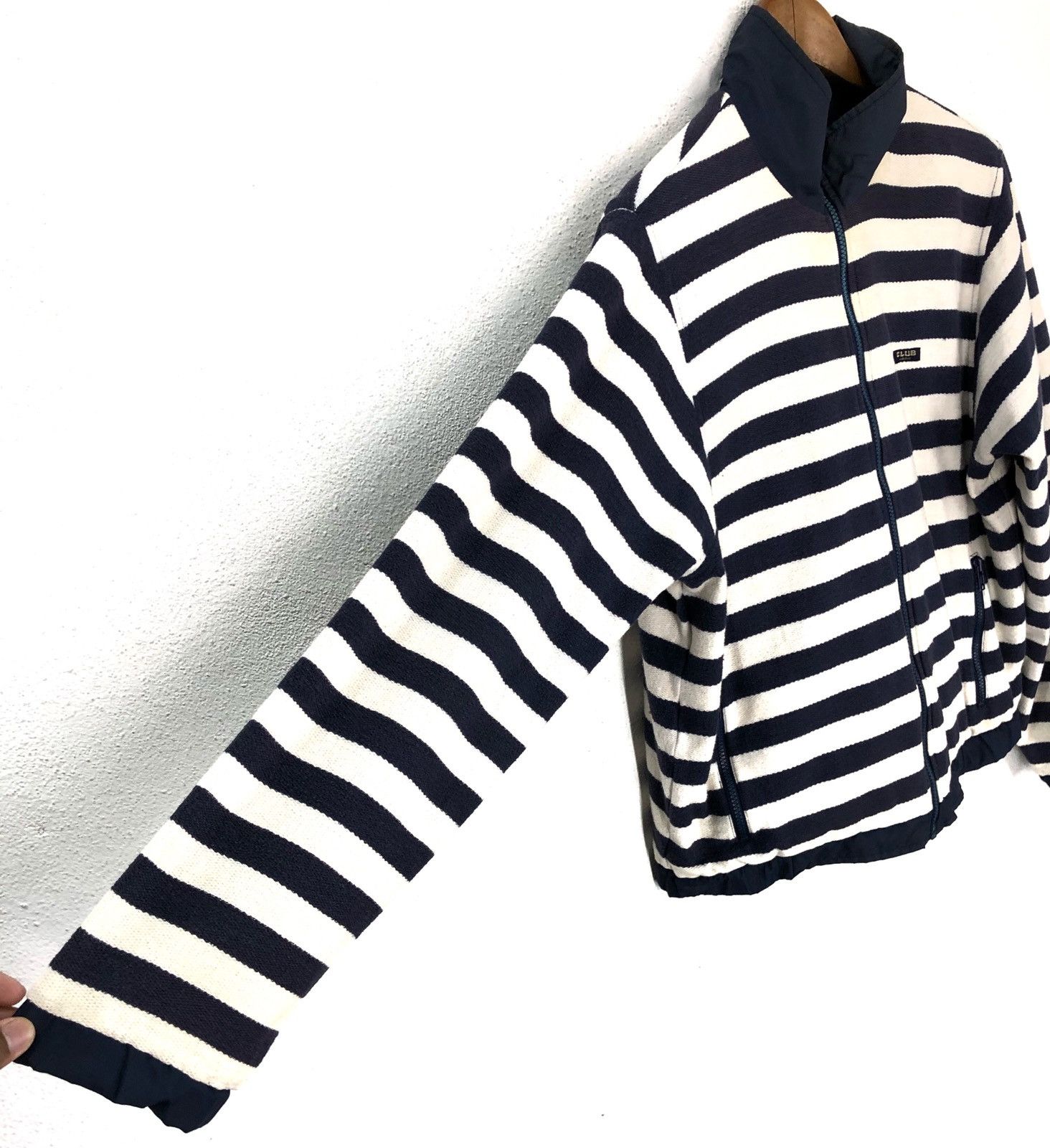 Adidas × Vintage Vtg adidas club stripe reversible jacket cw21 Size US L / EU 52-54 / 3 - 13 Thumbnail