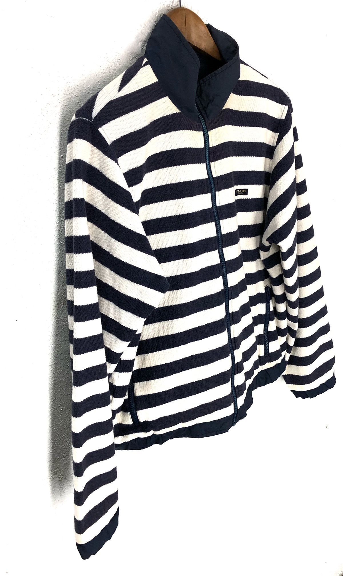 Adidas × Vintage Vtg adidas club stripe reversible jacket cw21 Size US L / EU 52-54 / 3 - 7 Thumbnail