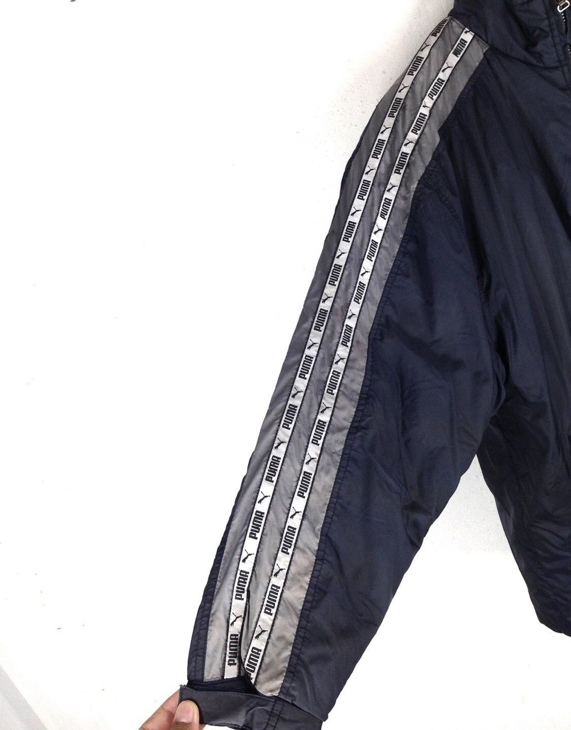 Puma × Vintage Puma Winter Big Logo Long Jacket Size US L / EU 52-54 / 3 - 5 Thumbnail