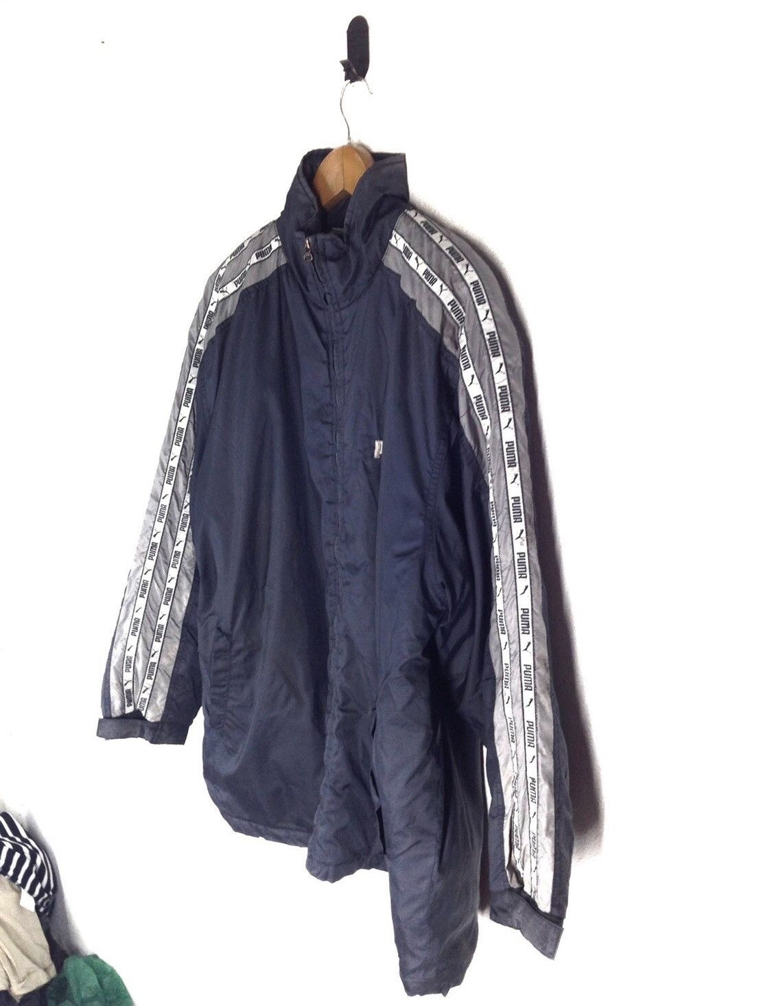 Puma × Vintage Puma Winter Big Logo Long Jacket Size US L / EU 52-54 / 3 - 4 Thumbnail