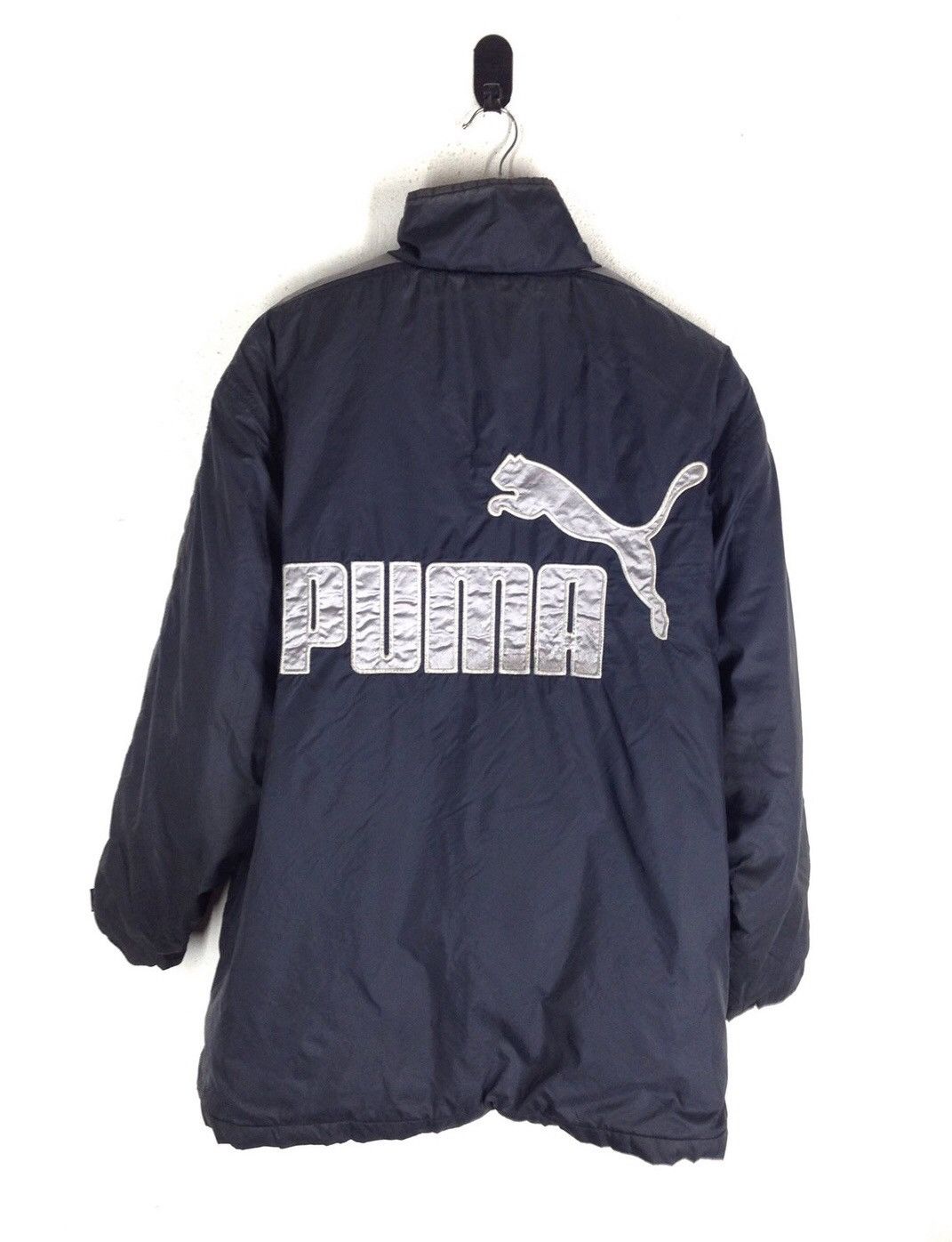 Puma × Vintage Puma Winter Big Logo Long Jacket Size US L / EU 52-54 / 3 - 1 Thumbnail