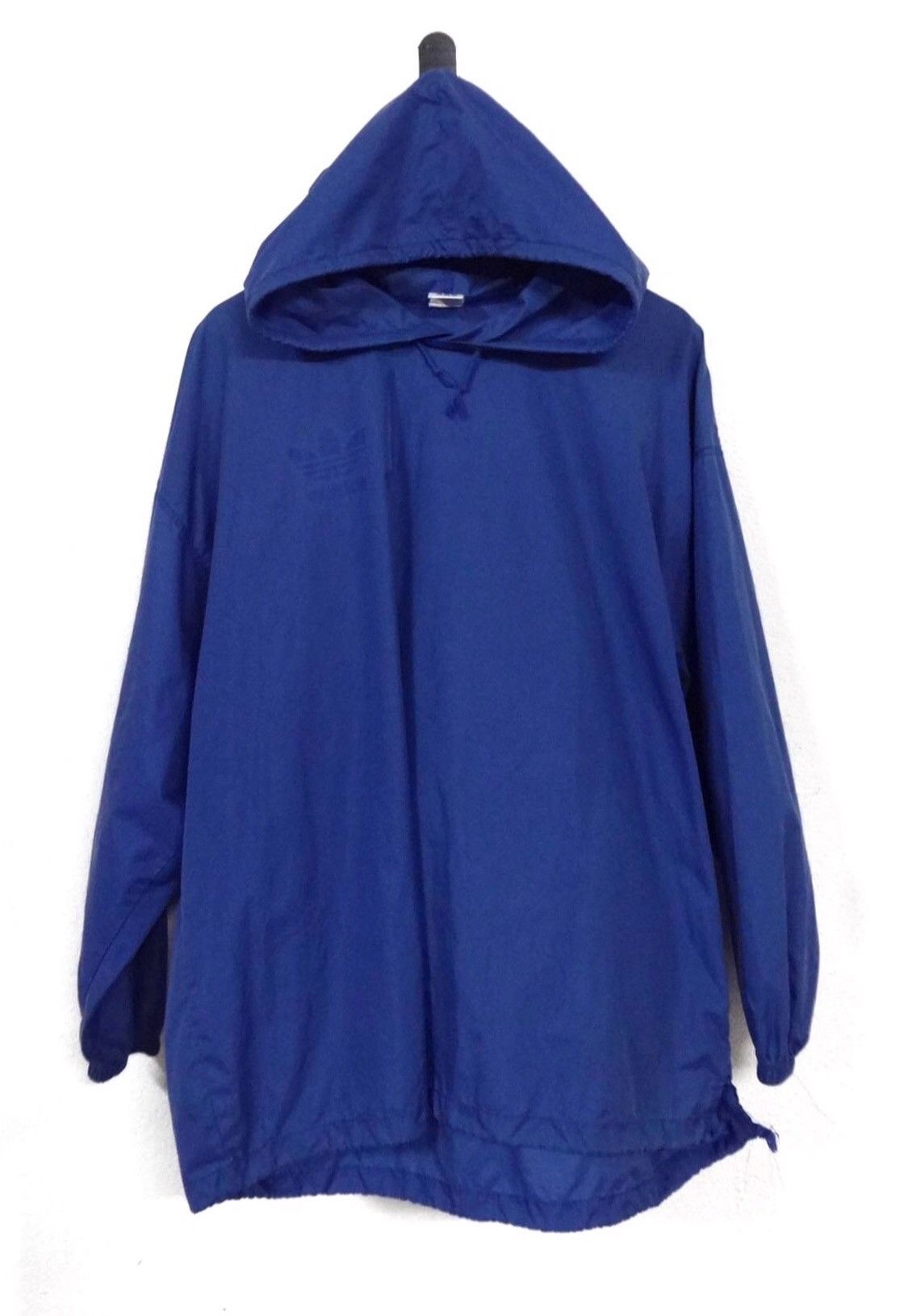 Adidas × Vintage ADIDAS hoodie long jacket hip hop swag raptees big logo Size US XL / EU 56 / 4 - 2 Thumbnail