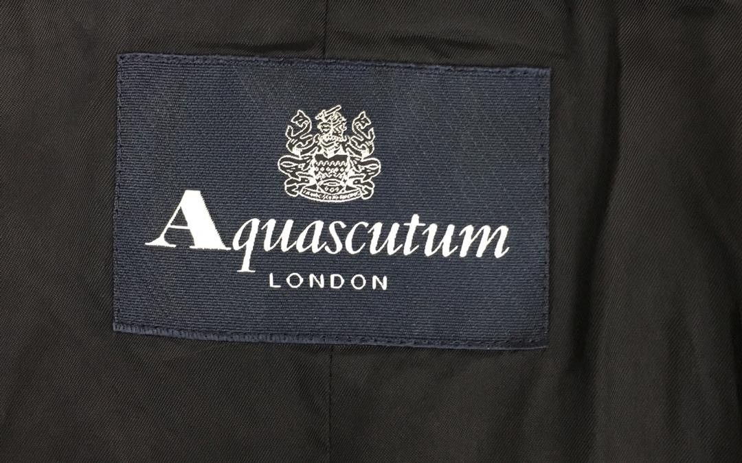 Aquascutum Aquascutum Of London Mens Houndstooth Wool Long Coat Size US M / EU 48-50 / 2 - 8 Thumbnail