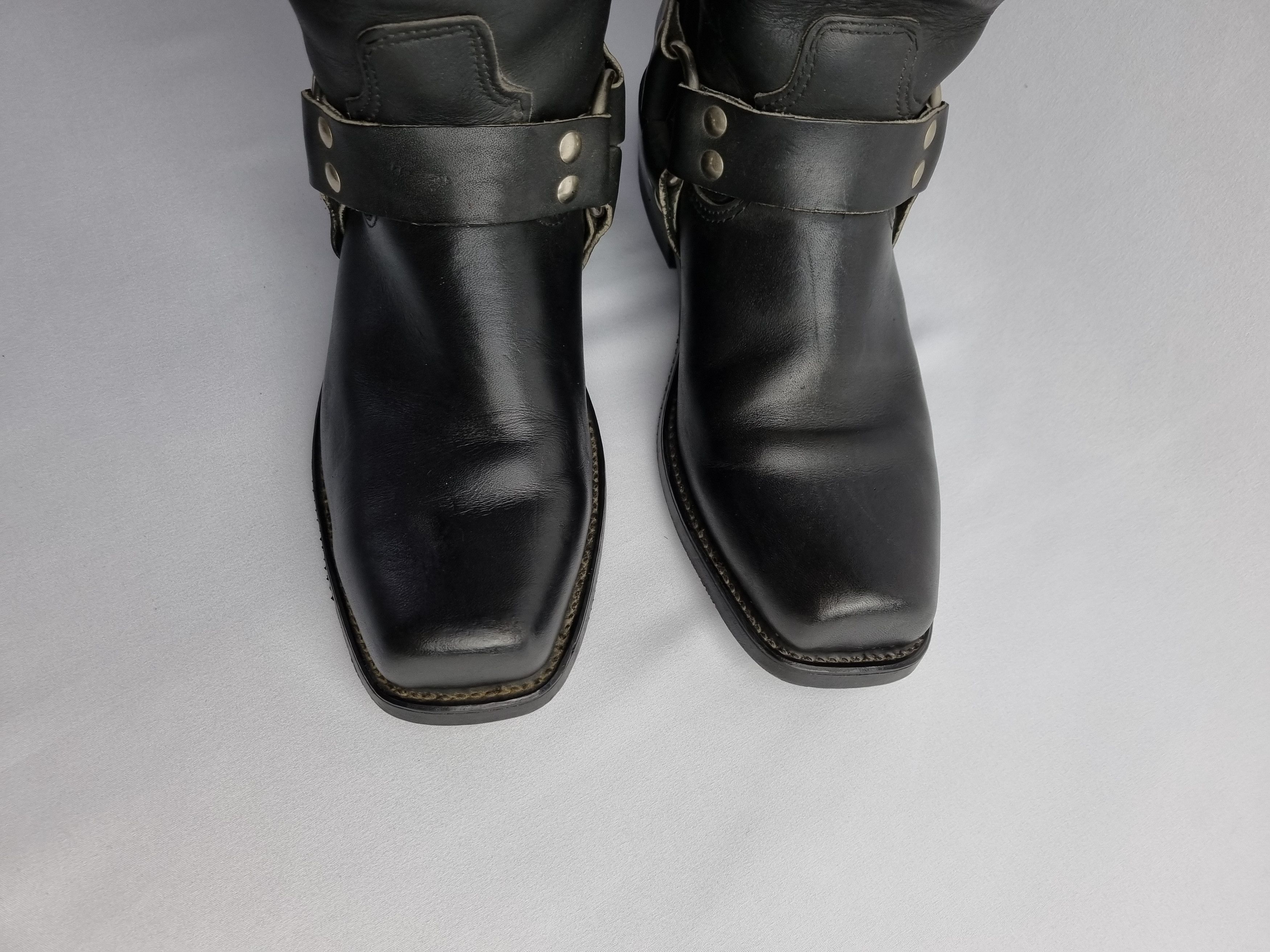 Harley Davidson × Vintage 🤠 Harley Davidson Embroidered Eagle Logo Leather Boots Size US 9 / EU 42 - 6 Thumbnail