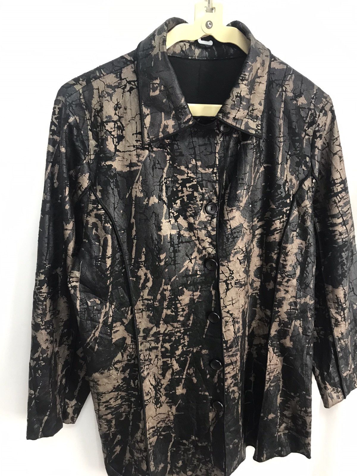 Designer × Other Unisex Italy designer button up shirt acid wash fashion Size US S / EU 44-46 / 1 - 4 Thumbnail