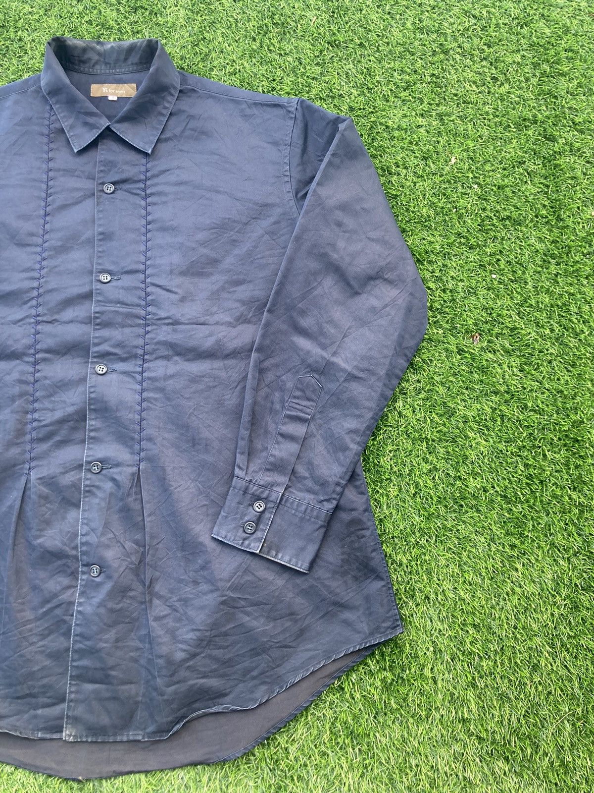 Y's × Y's for Men × Yohji Yamamoto NICE DESIGN YOHJI YAMAMOTO Y’S FOR MEN SHIRT Size US L / EU 52-54 / 3 - 3 Thumbnail